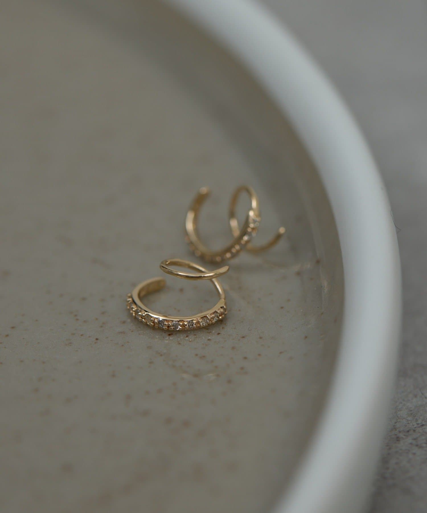 GALLARDAGALANTE(ガリャルダガランテ) 【2.718】DIAスパイラルフープピアス