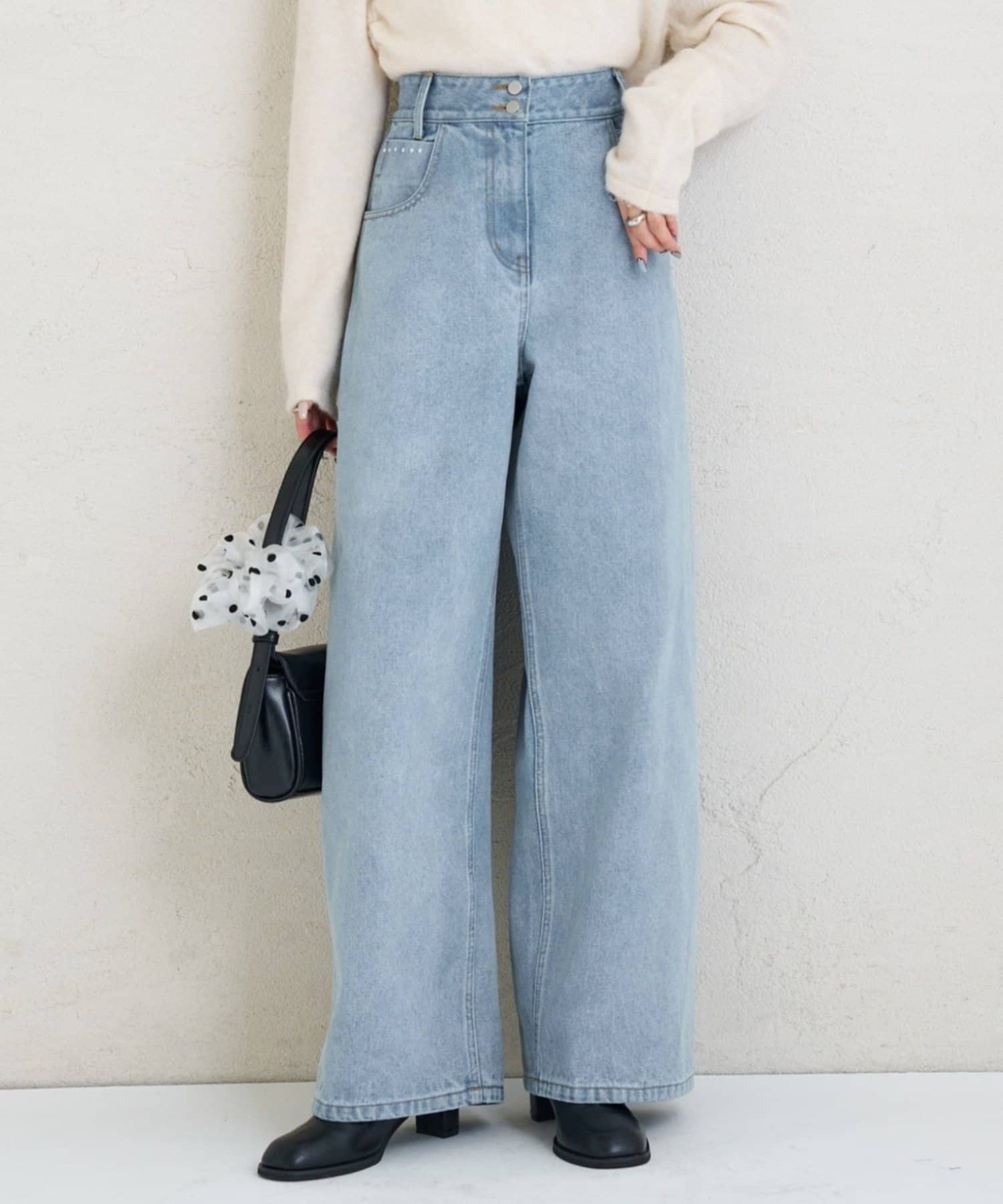 mystic(ミスティック) スタッズデニム