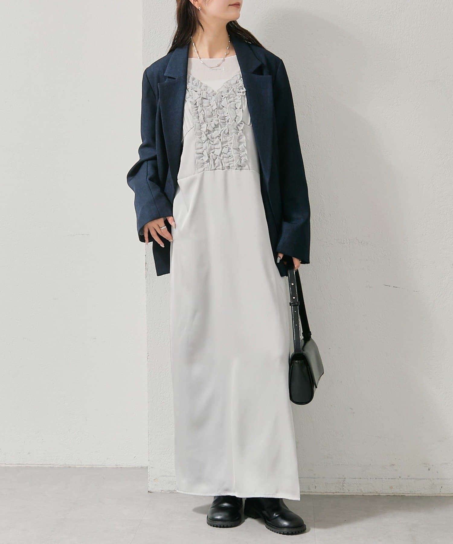 mystic(ミスティック) フリルデザインキャミ ワンピース