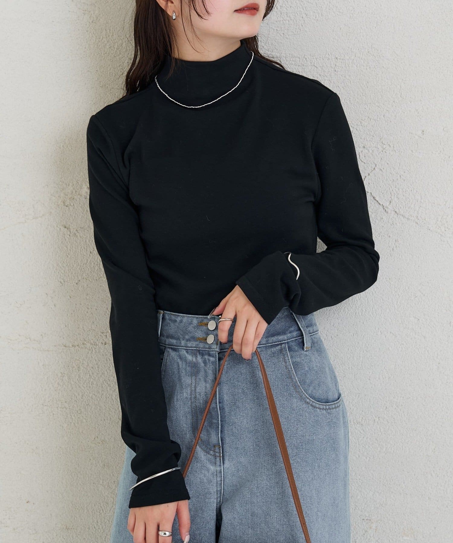 mystic(ミスティック) ハイネックロンT