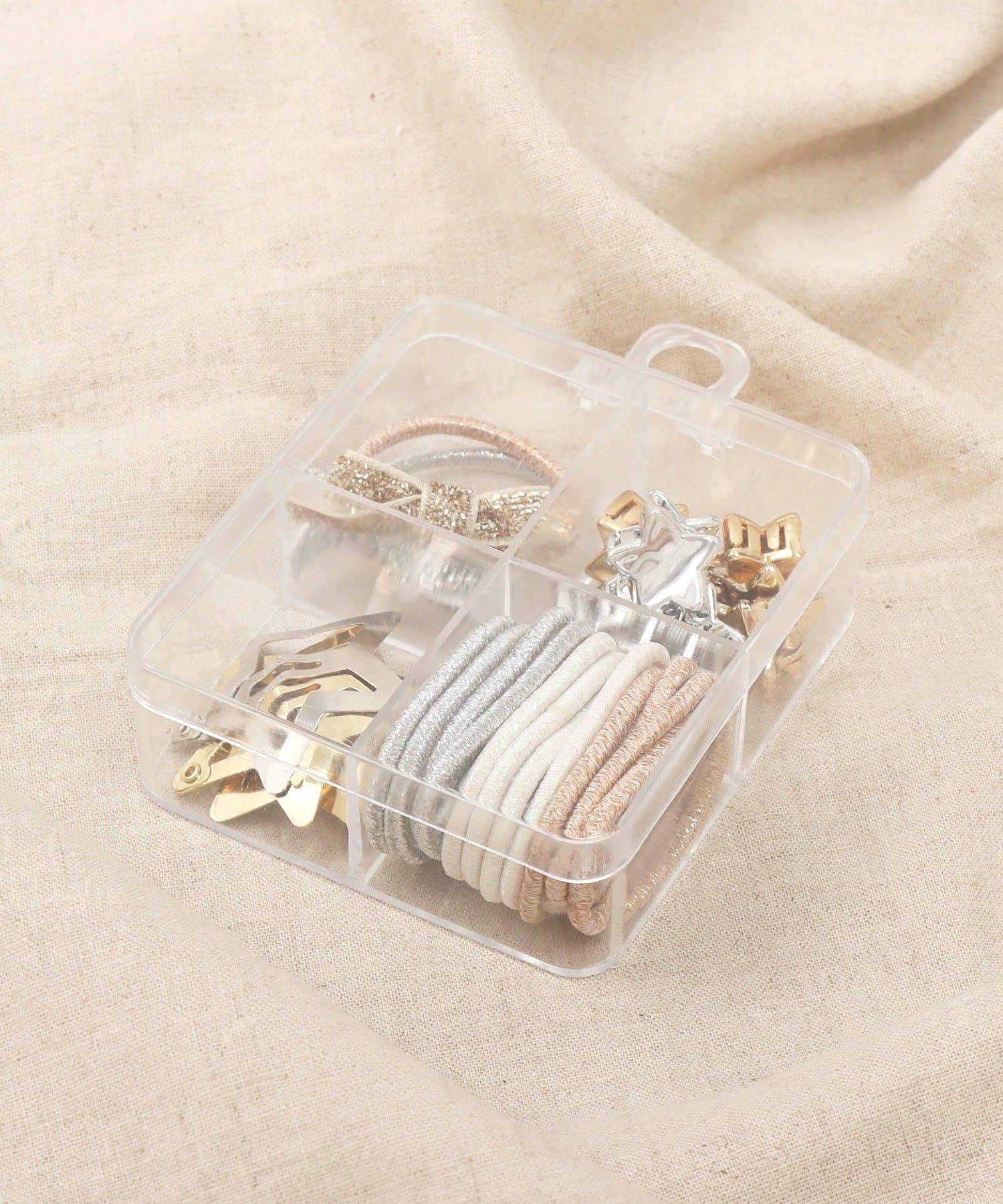 3COINS(スリーコインズ) クリスマスカラーヘアアクセセット／KIDS