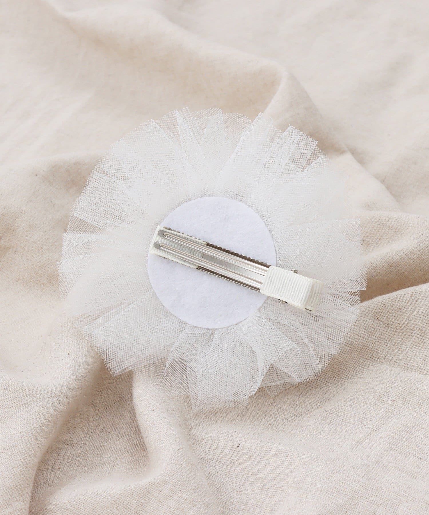 3COINS(スリーコインズ) ビックリボンチュールツリークリップ／KIDS