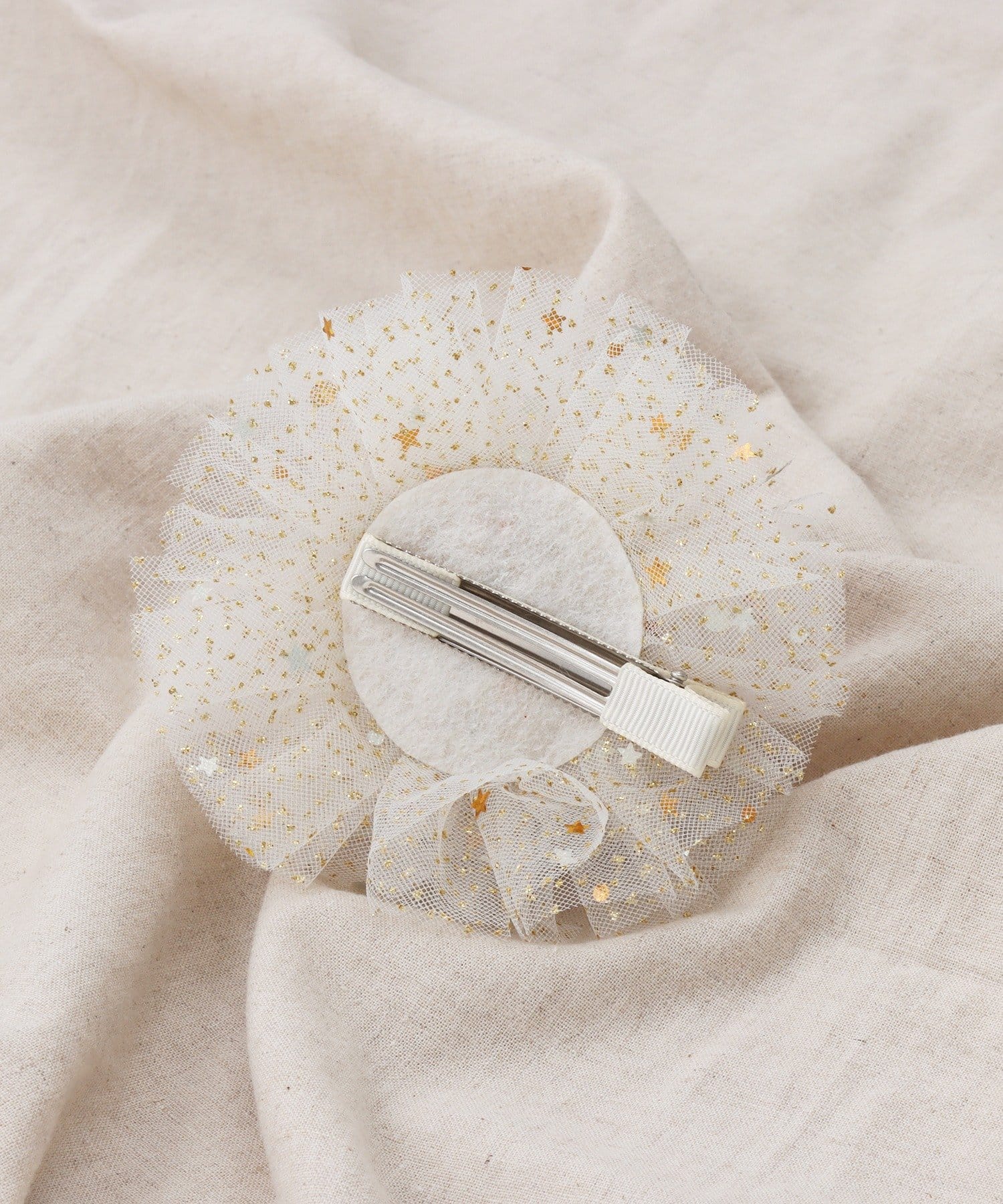 3COINS(スリーコインズ) ラメチュールサンタ帽クリップ／KIDS