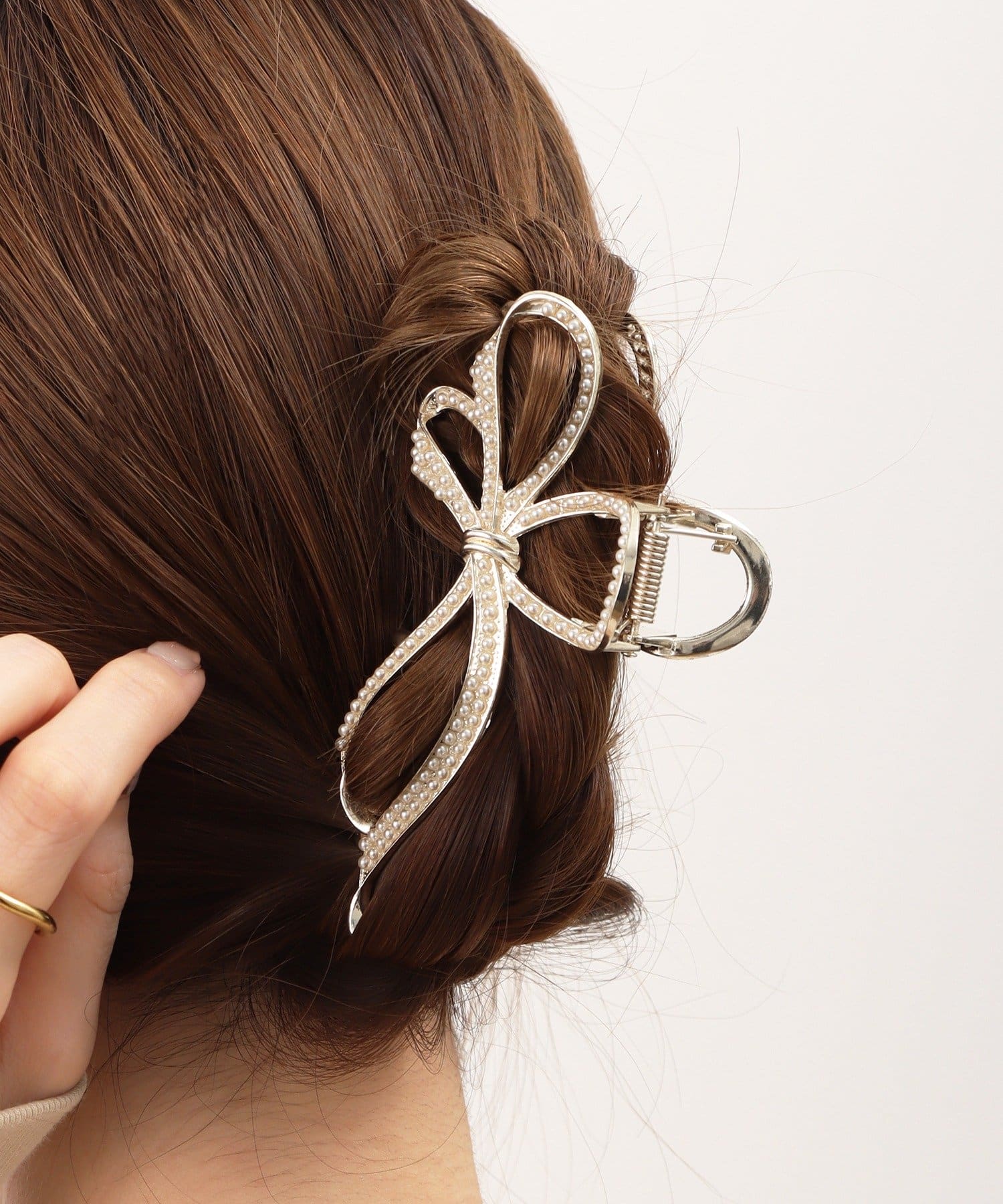 3COINS(スリーコインズ) パールリボンバンス