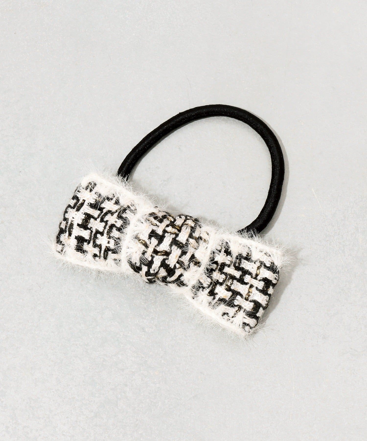 3COINS(スリーコインズ) ツイードリボンポニー