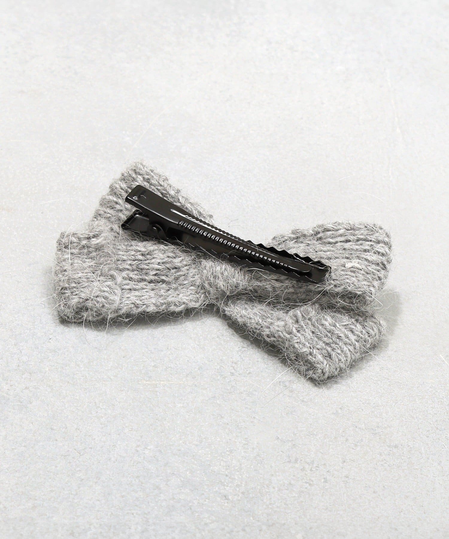 3COINS(スリーコインズ) ニットリボンクリップ