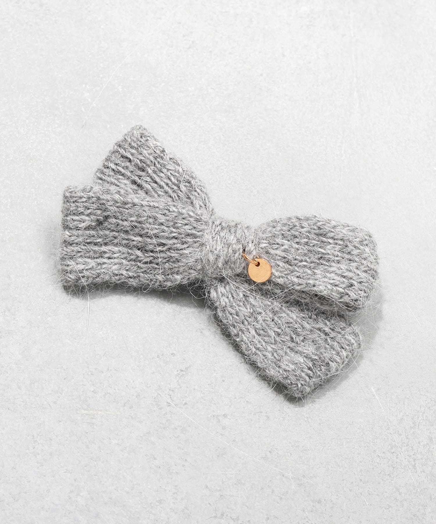 3COINS(スリーコインズ) ニットリボンクリップ