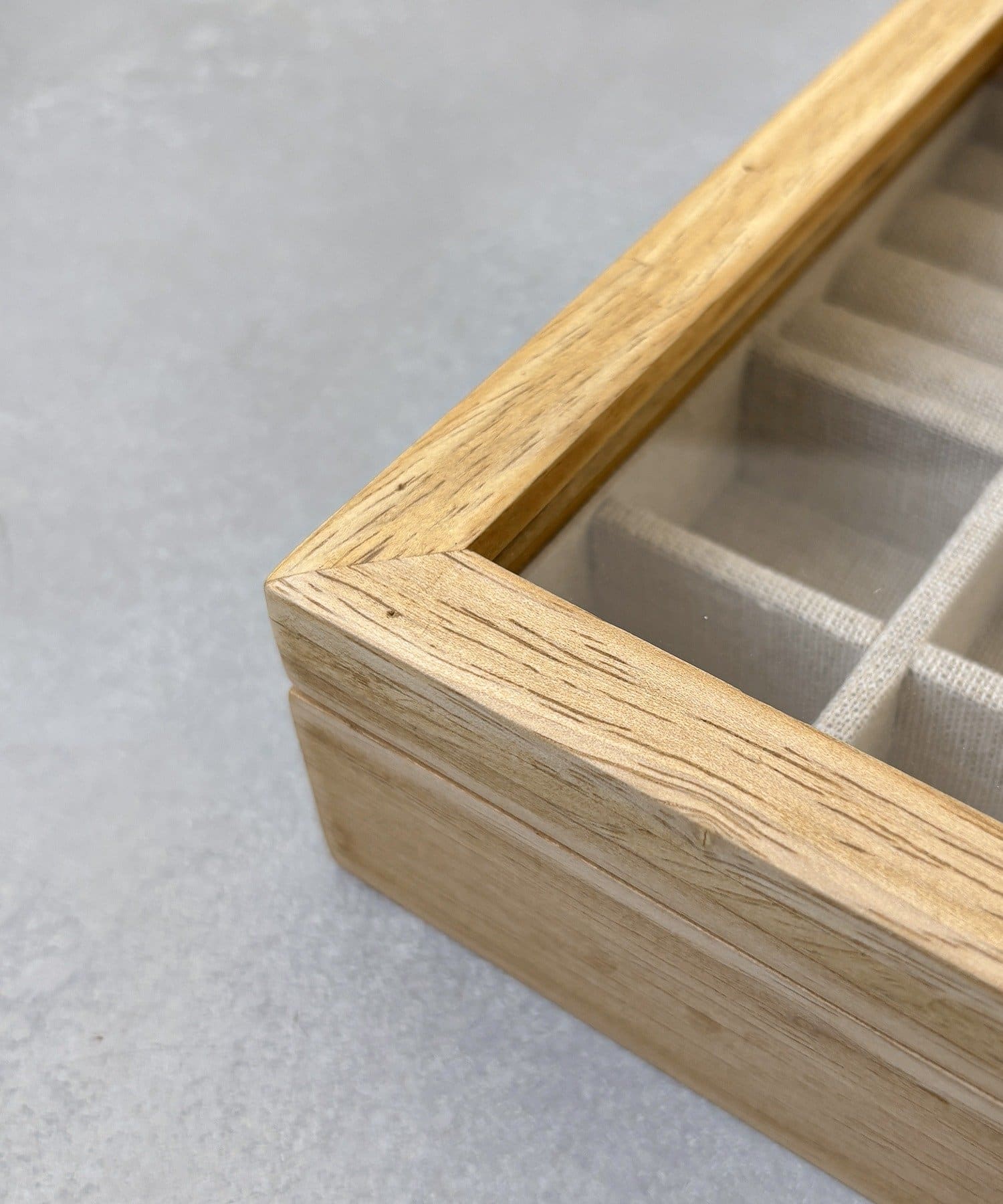 3COINS(スリーコインズ) ウッドアクセサリーケース