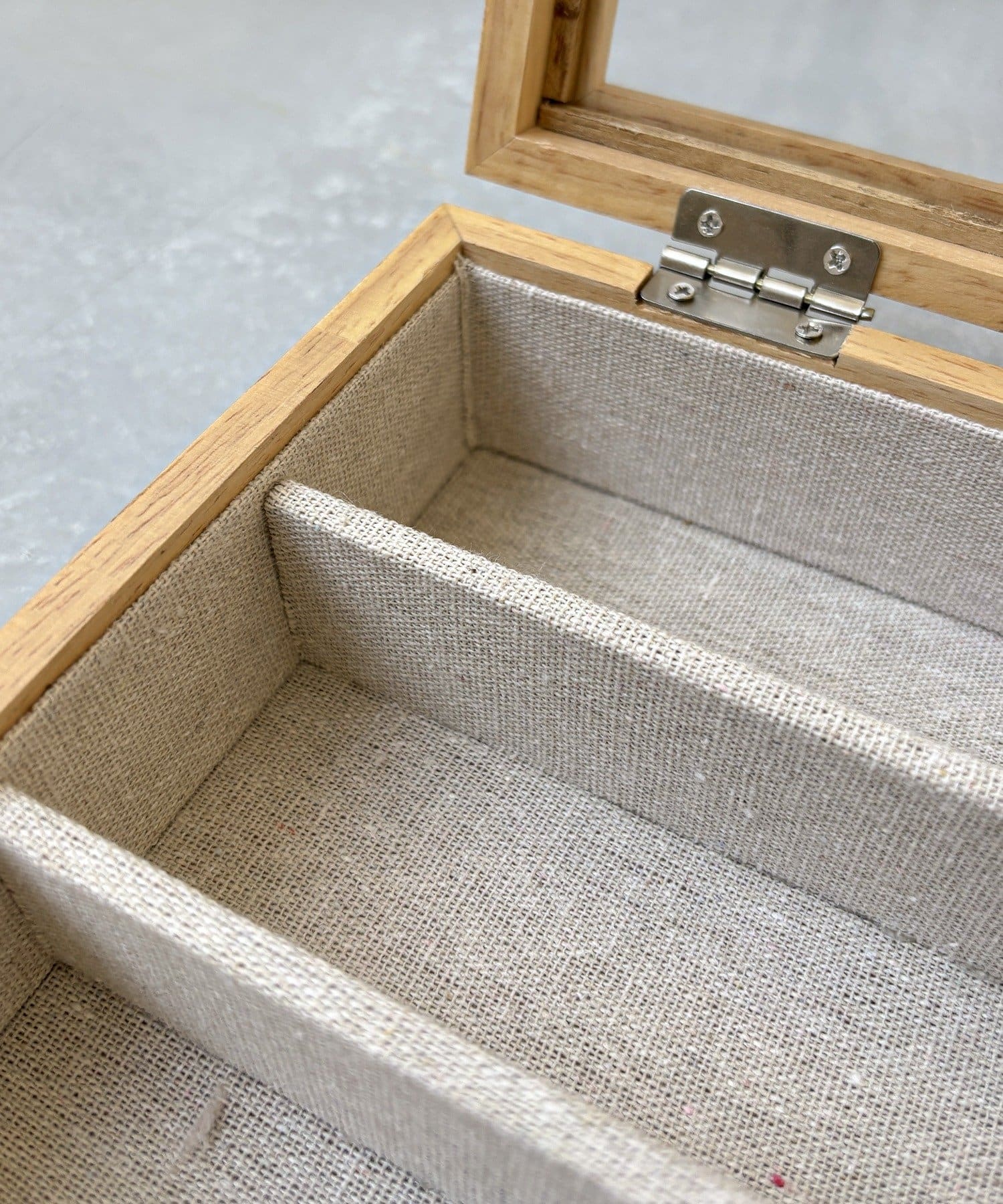 3COINS(スリーコインズ) ウッド時計＆メガネケース