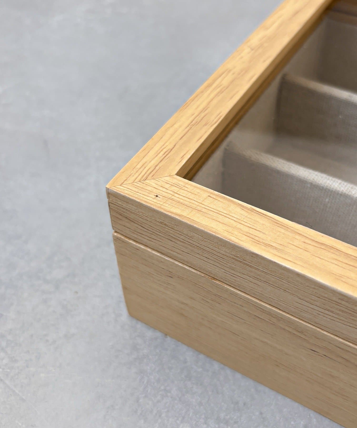 3COINS(スリーコインズ) ウッド時計＆メガネケース