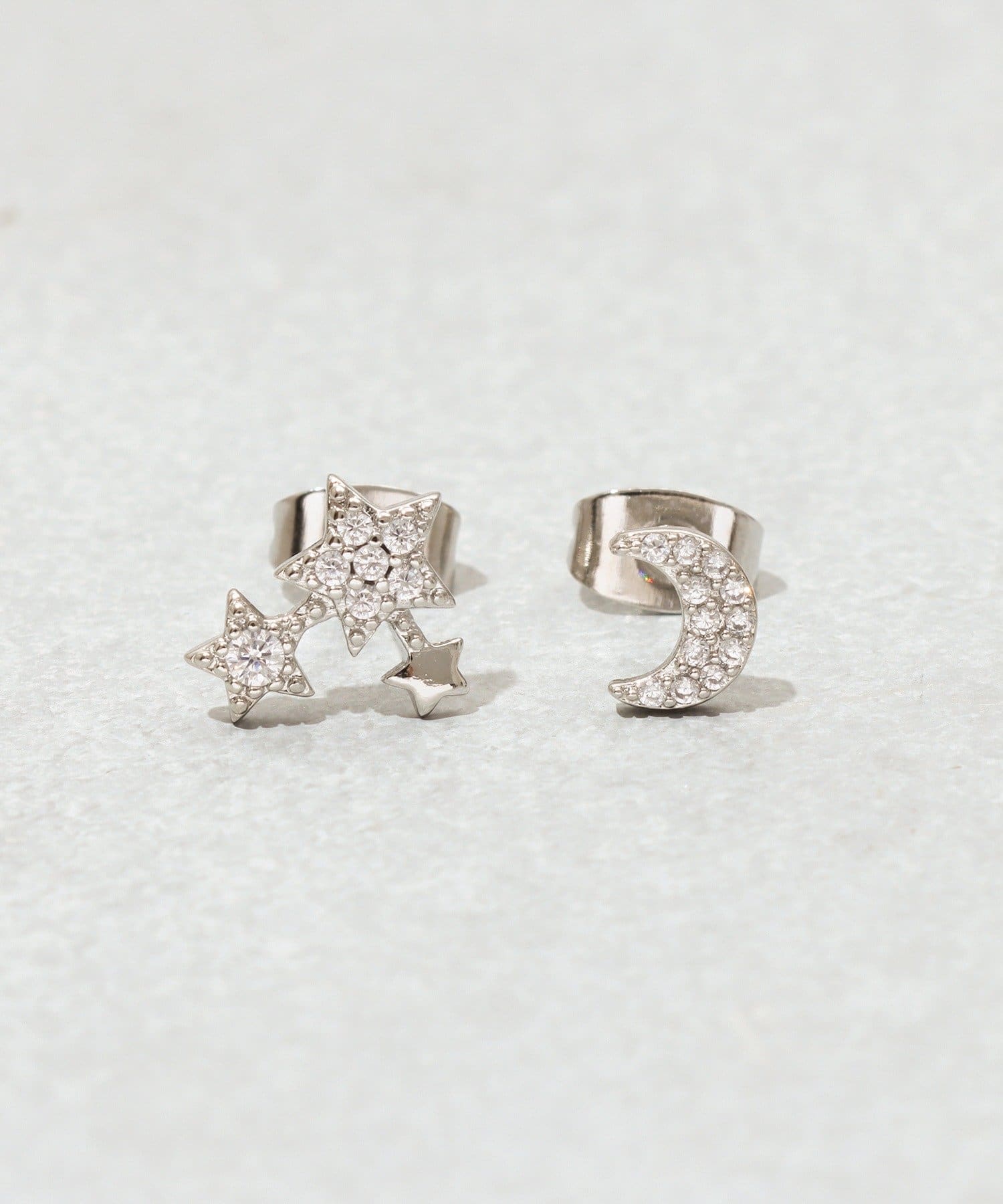 3COINS(スリーコインズ) スタームーンピアス