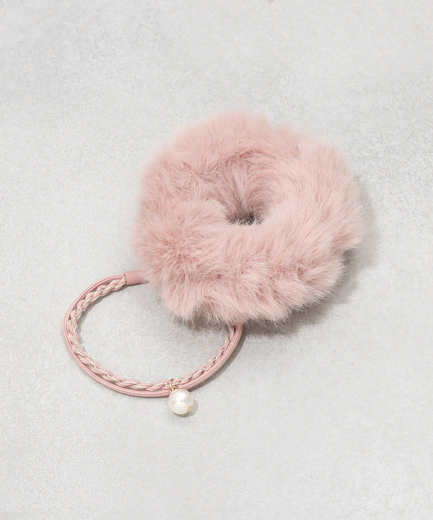 3COINS(スリーコインズ) フェイクファーパールポニー2個セット