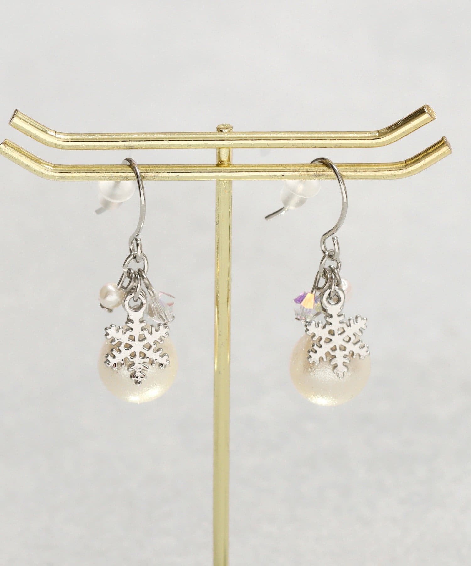 3COINS(スリーコインズ) シャイニーパールピアス