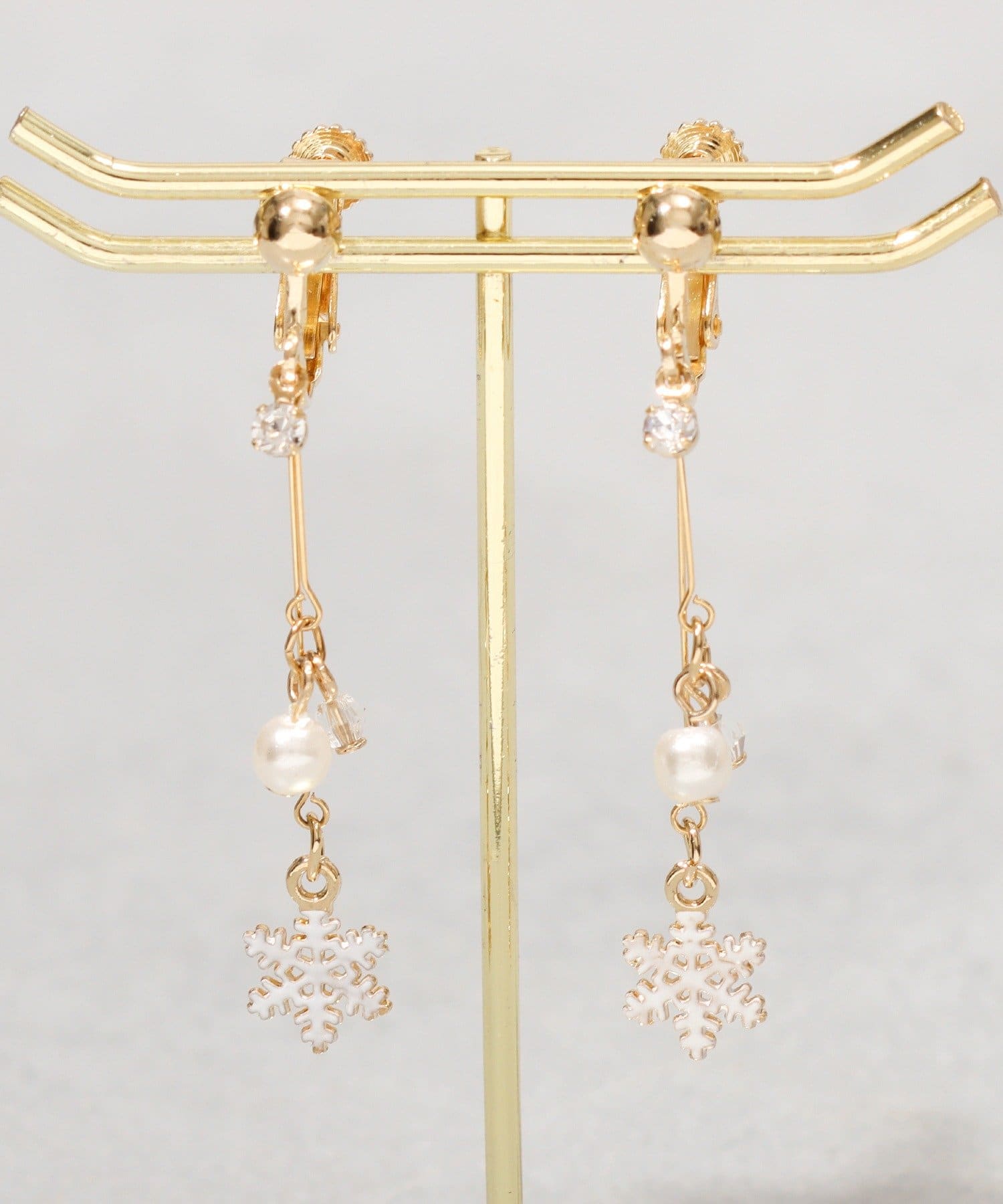 3COINS(スリーコインズ) ケッショウサガリイヤリング