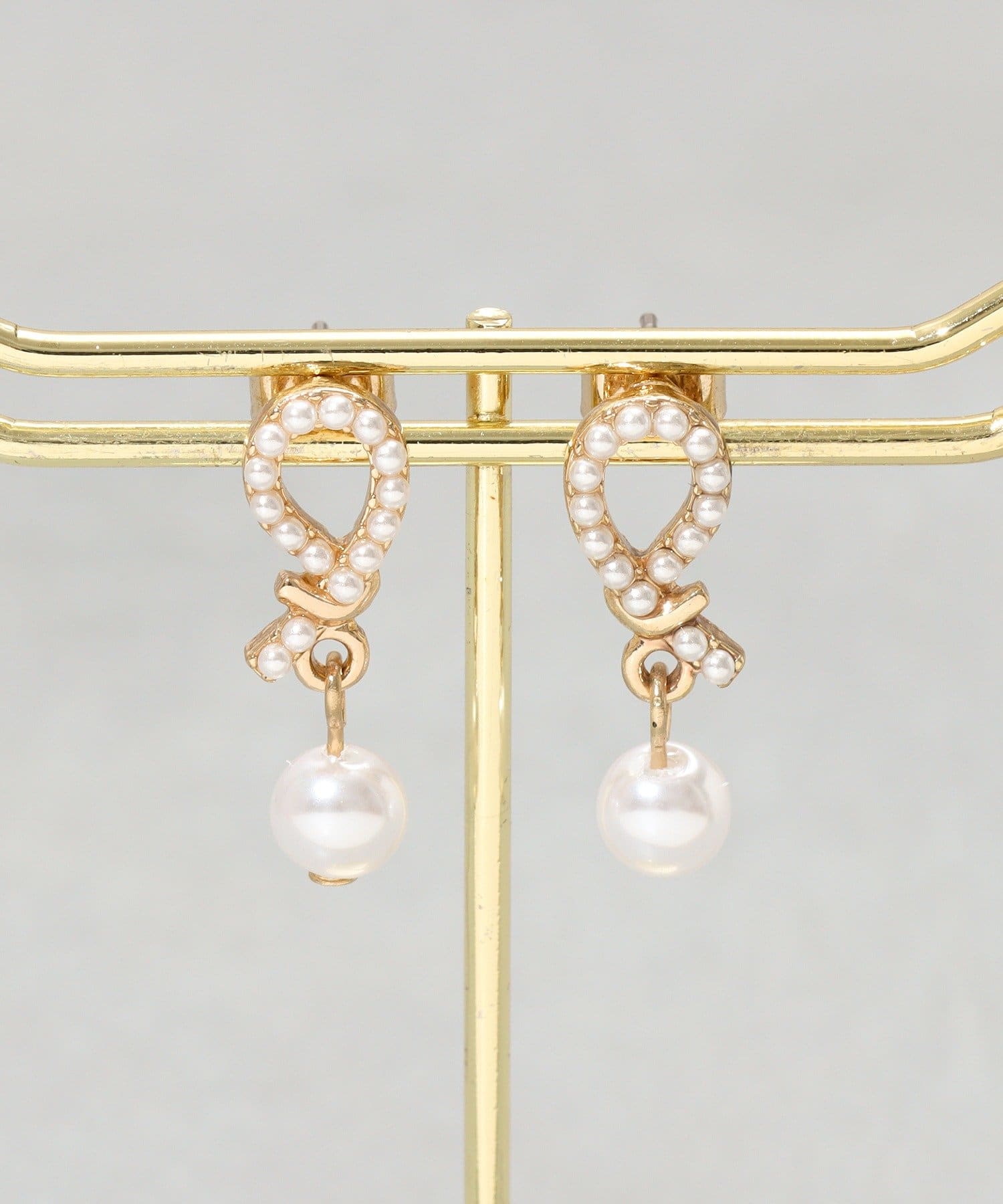 3COINS(スリーコインズ) 1ツブパールデザインピアス