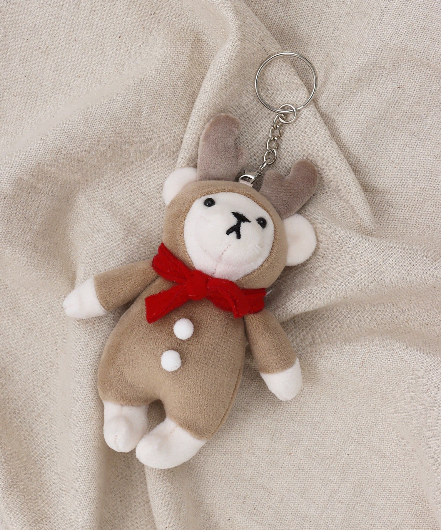3COINS(スリーコインズ) クリスマスモチーフベアキーホルダー
