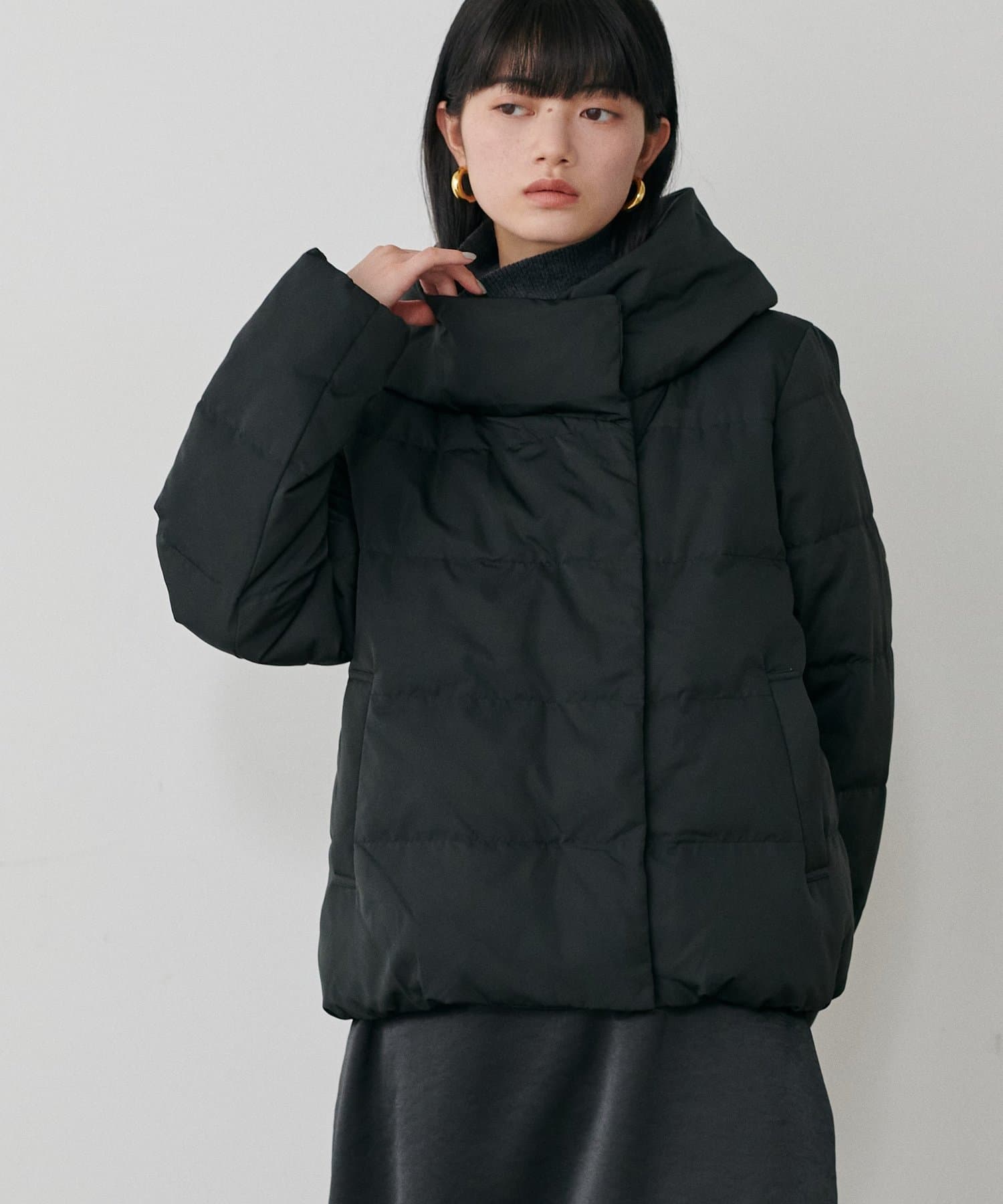 LARUTA(ラルータ) ピーチスキンダウンフェザーコート