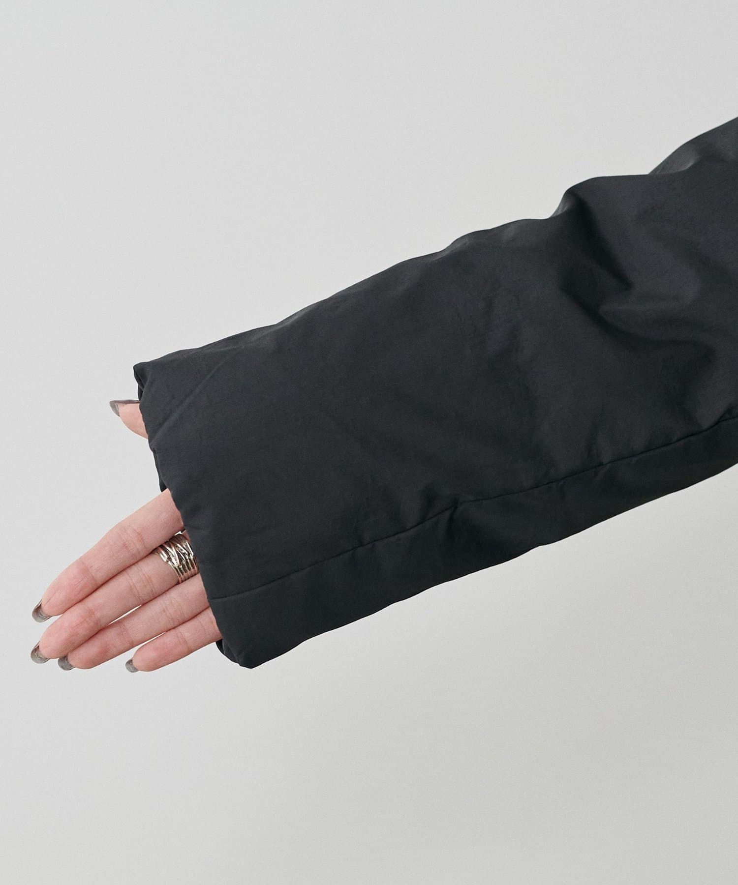 LARUTA(ラルータ) ナイロンダウンフェザーミドルコート