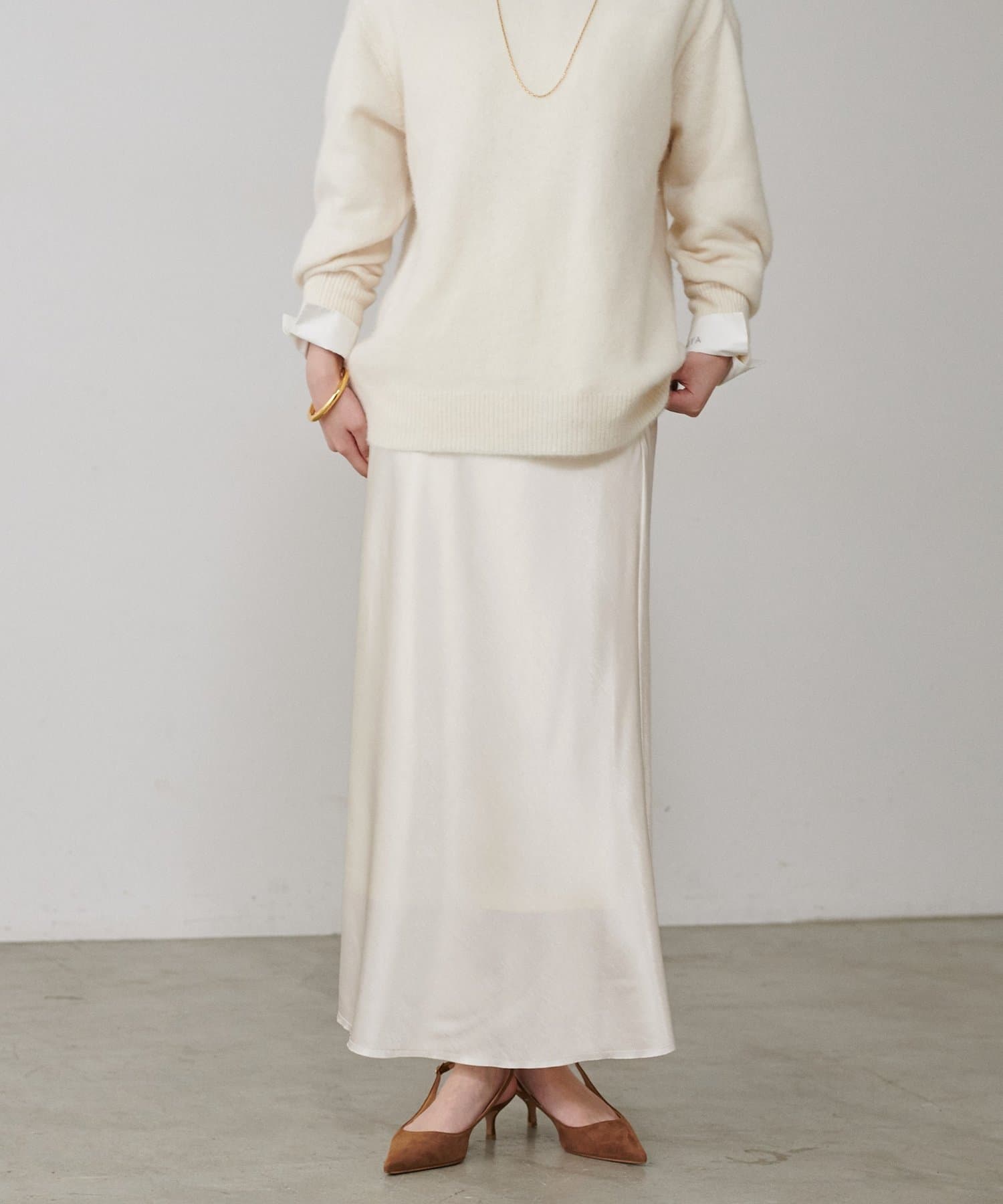 LARUTA(ラルータ) とろみナロースカート