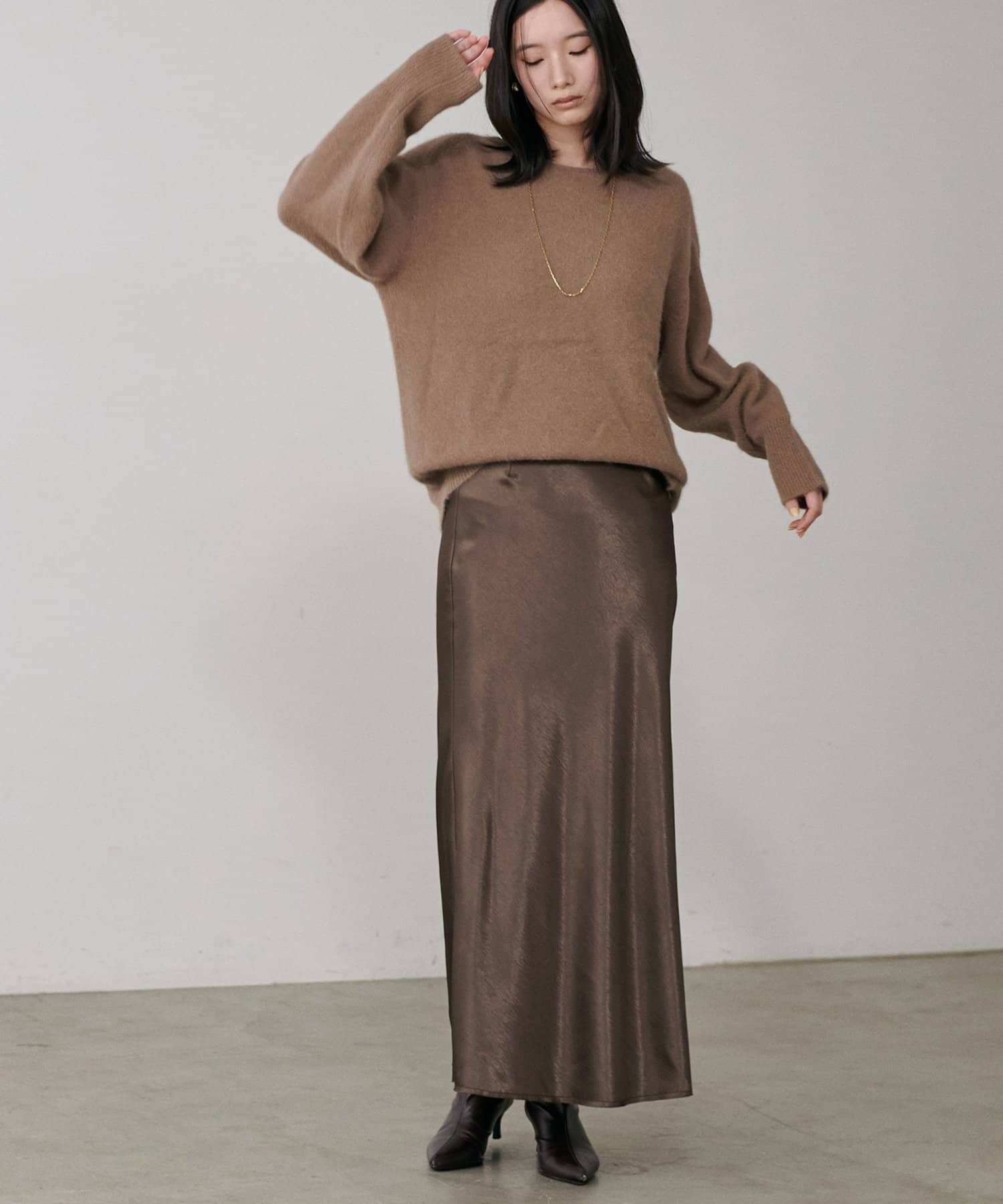 LARUTA(ラルータ) とろみナロースカート