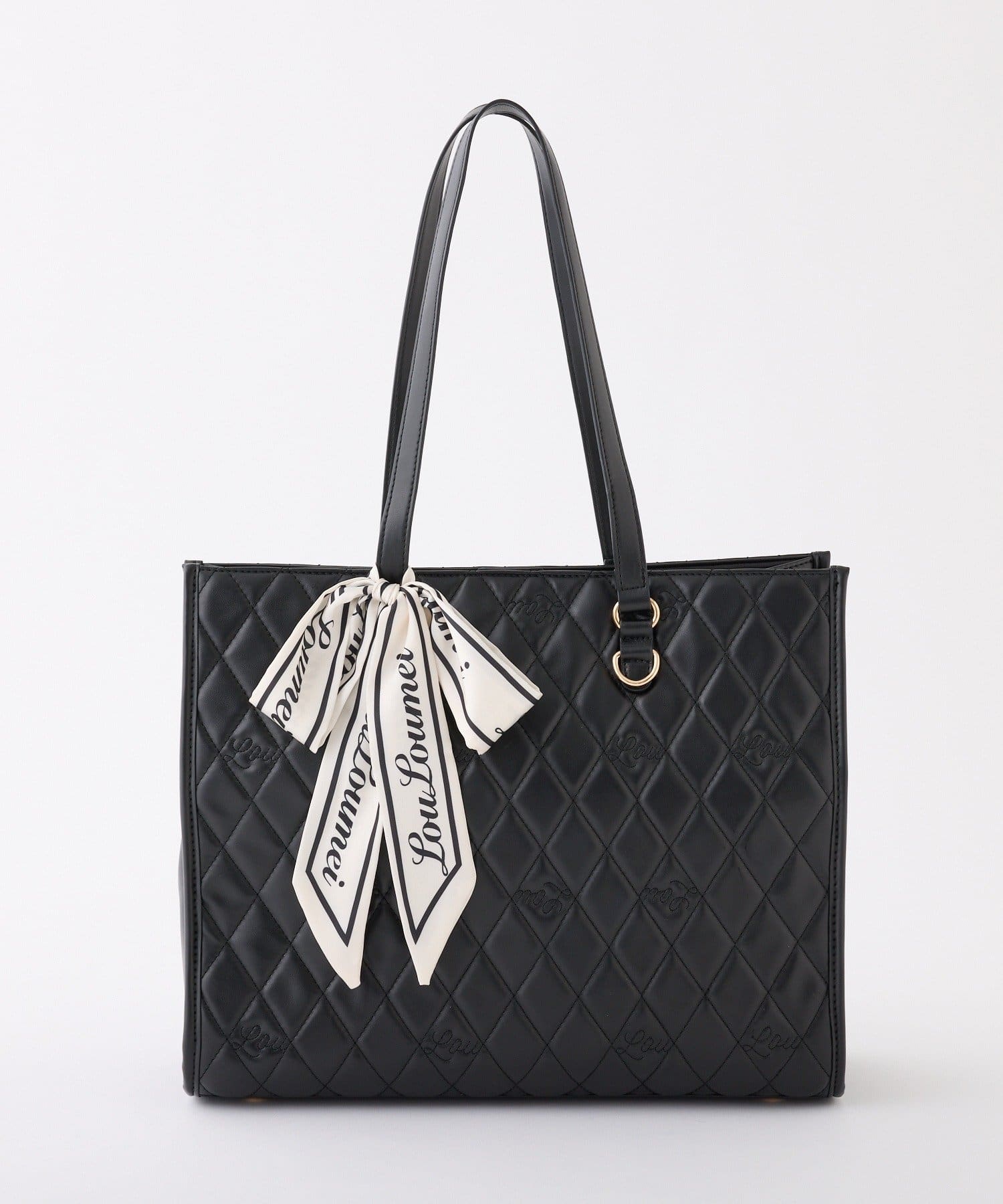 one after another NICE CLAUP(ワンアフターアナザー ナイスクラップ) 【LouLoumei】スカーフ付きキャリーオントート/自立可能