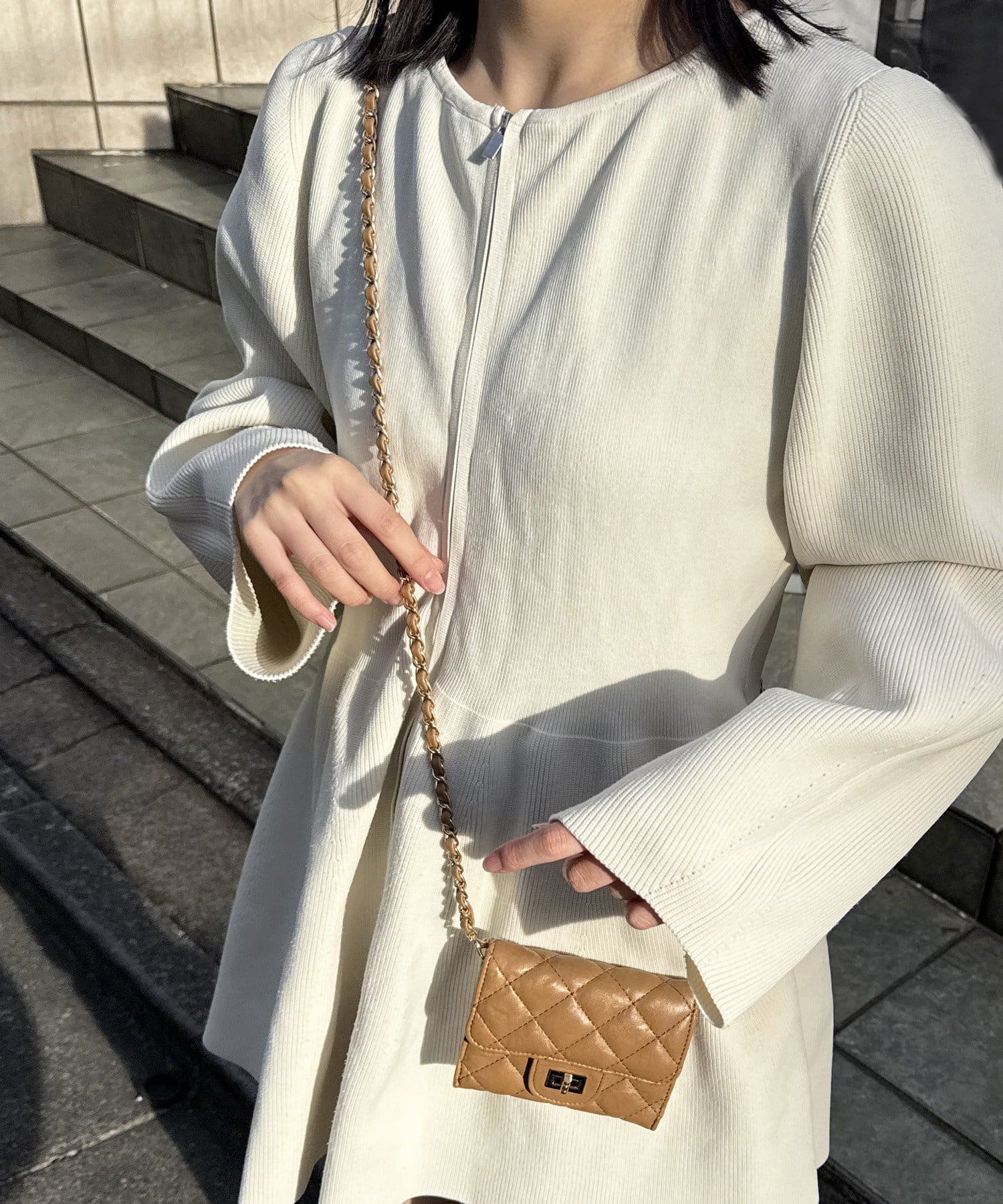 Lattice(ラティス) キルティングミニショルダーバッグ