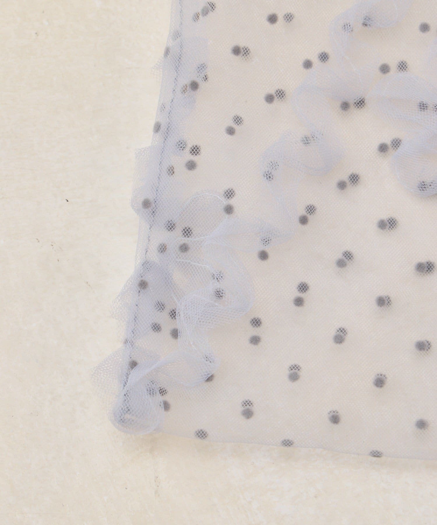 Lattice(ラティス) ドットメッシュ巾着ポーチ