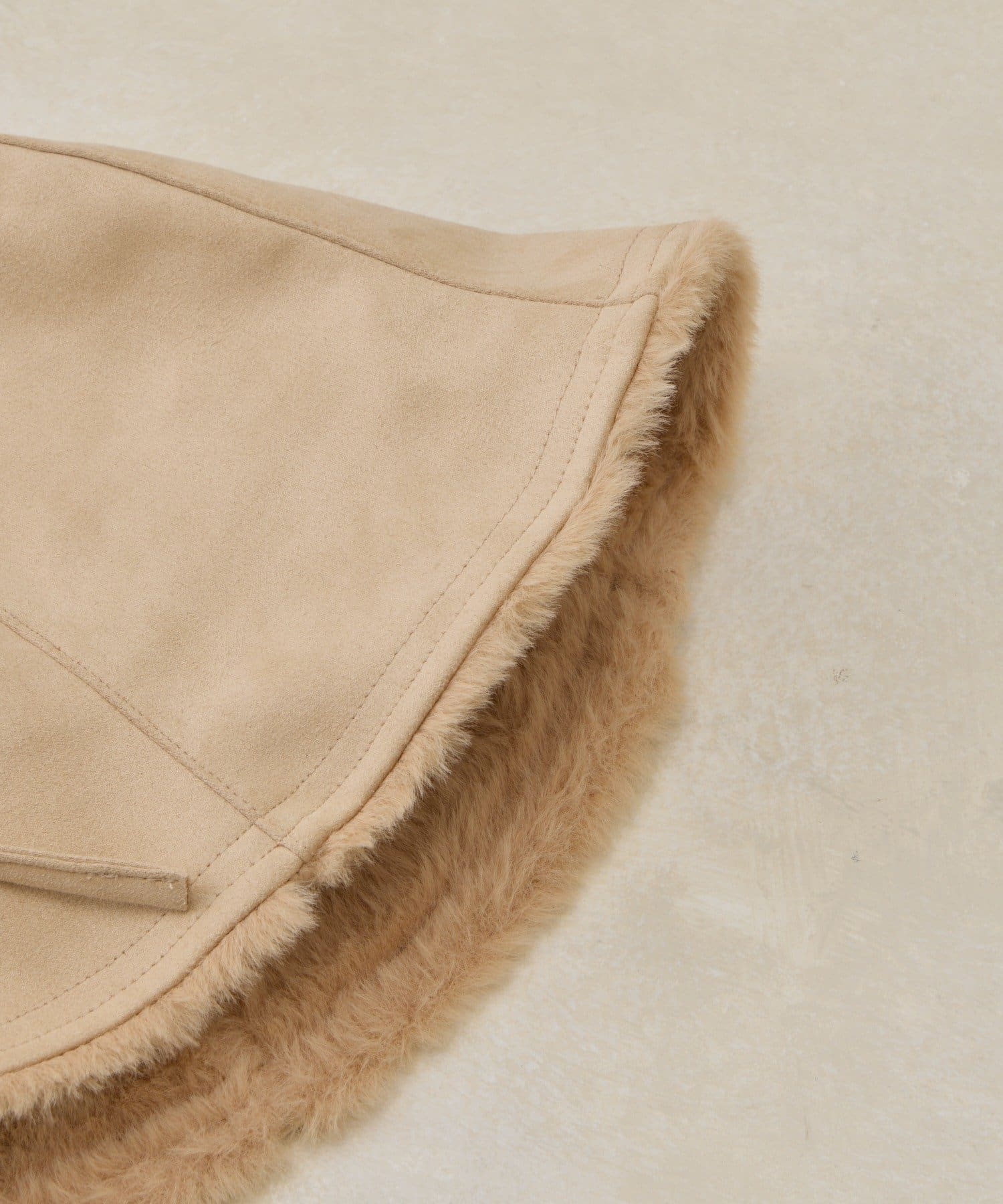 Lattice(ラティス) リボン付きスエードハット