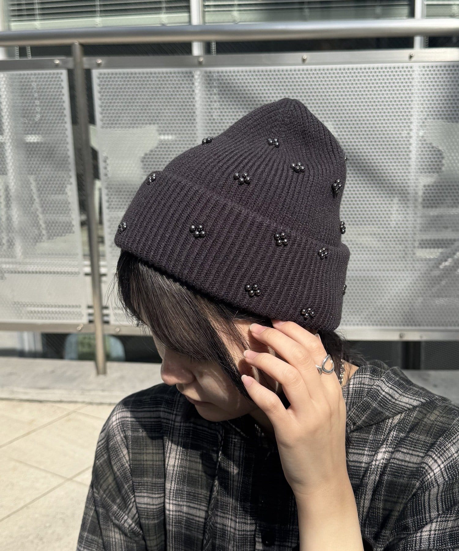 Lattice(ラティス) パーツ付きビーニー