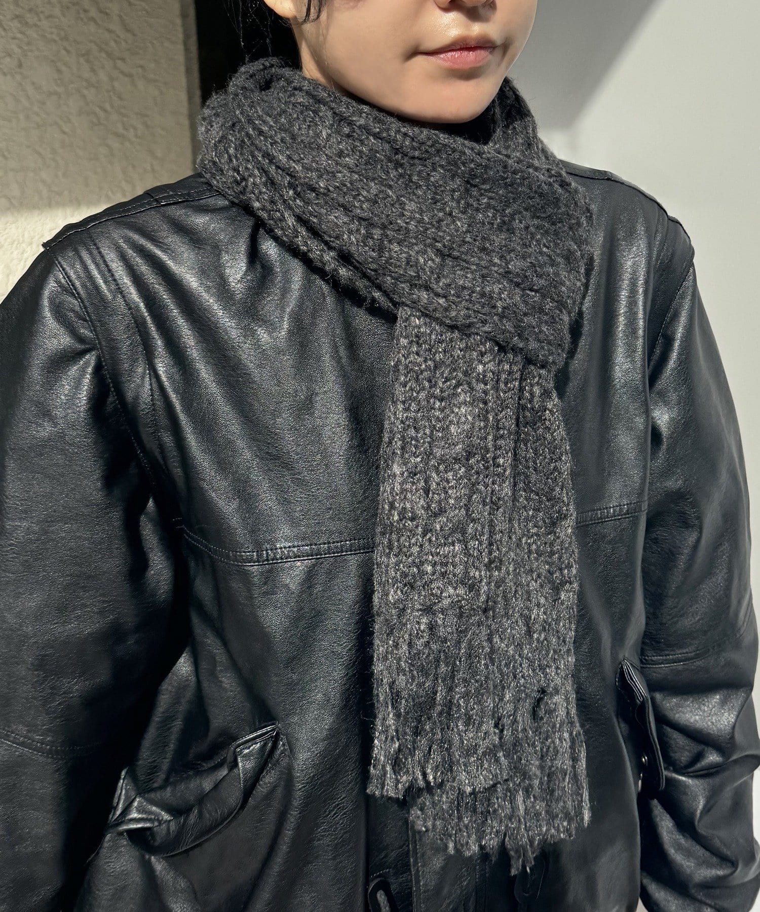 Lattice(ラティス) フリンジマフラー