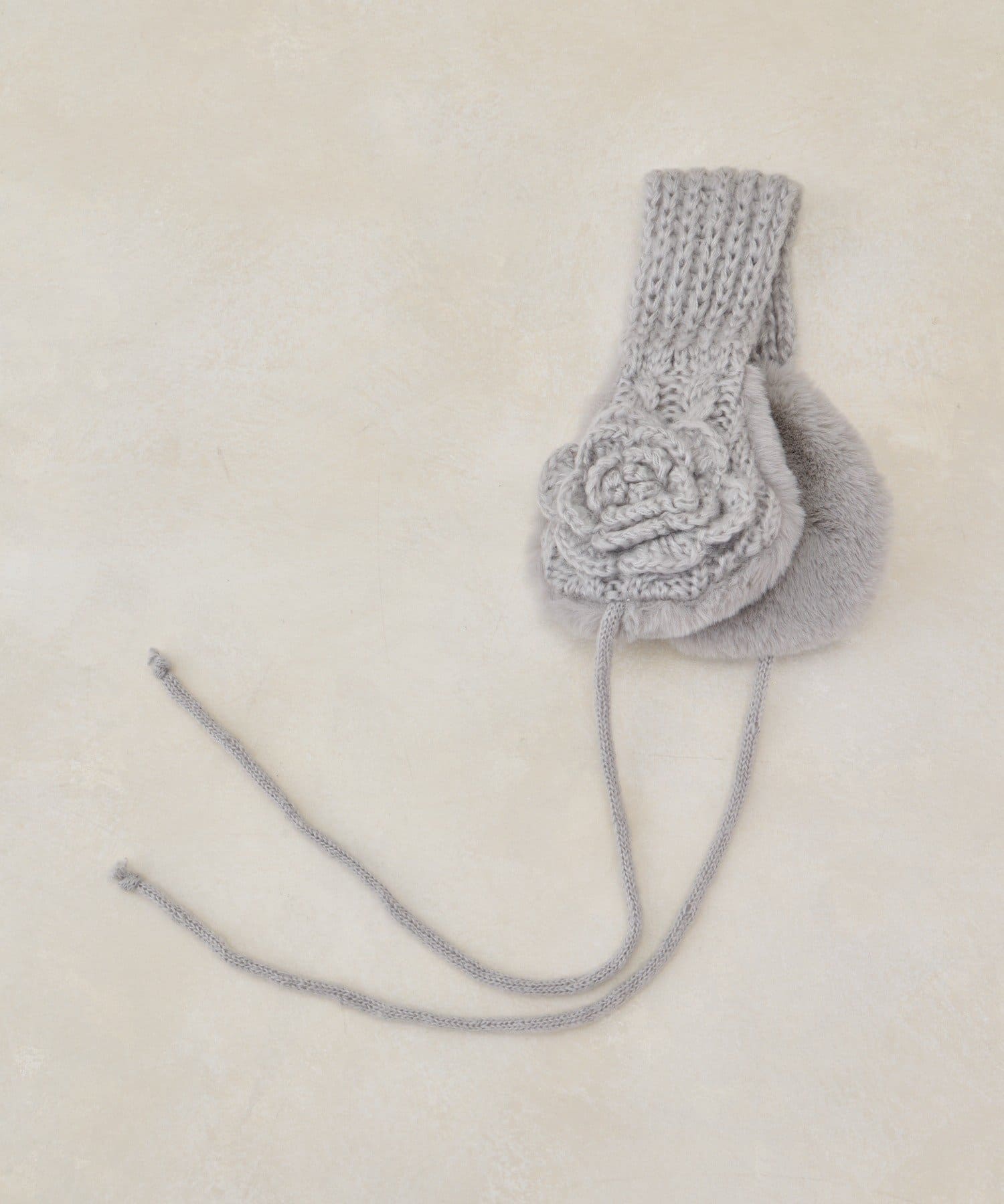 Lattice(ラティス) フラワーニットイヤーマフ