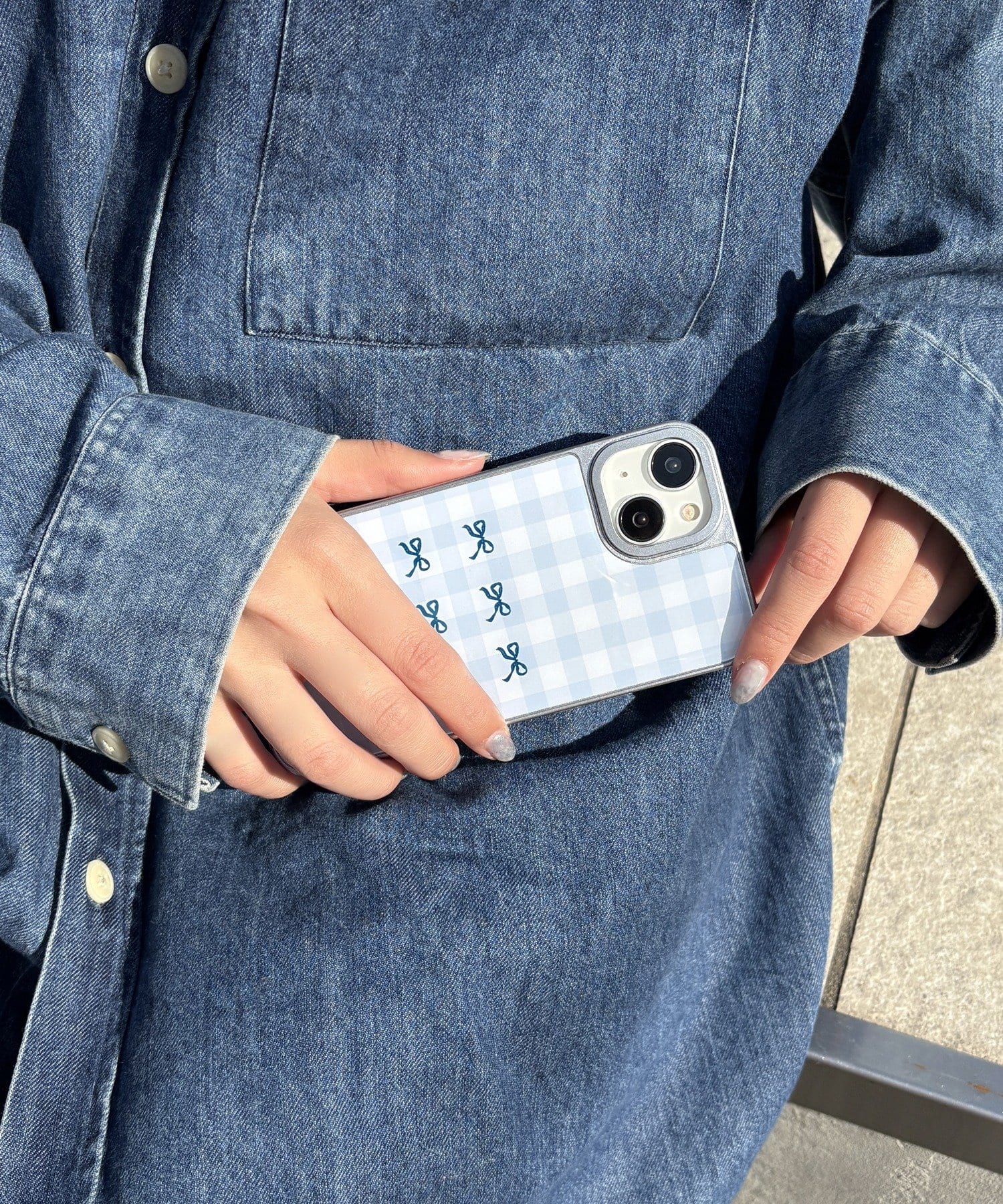 Lattice(ラティス) パターンスマホケース(iPhone13/14)