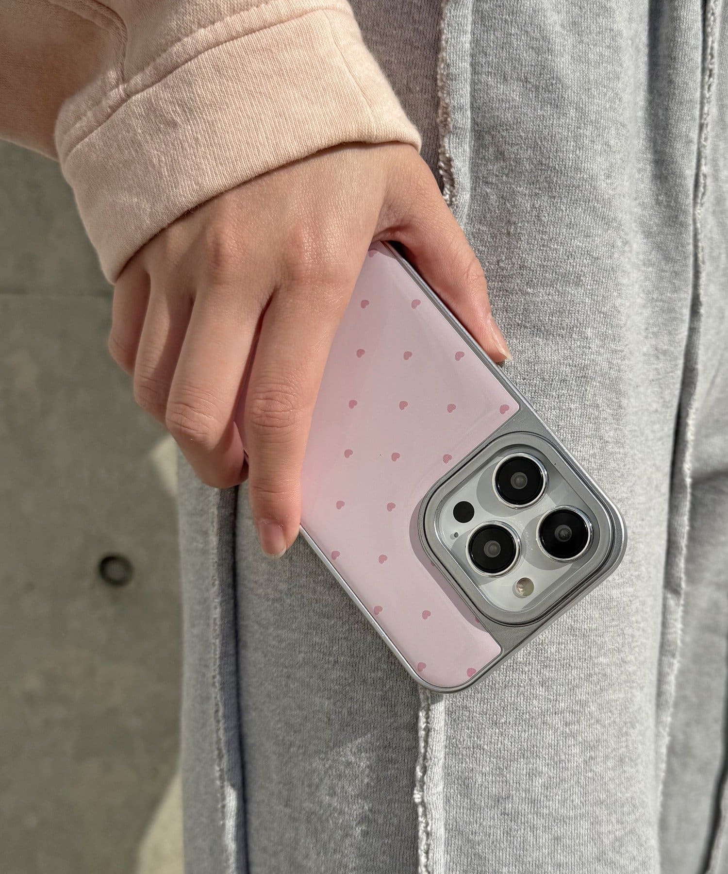 Lattice(ラティス) パターンスマホケース(iPhone14pro)