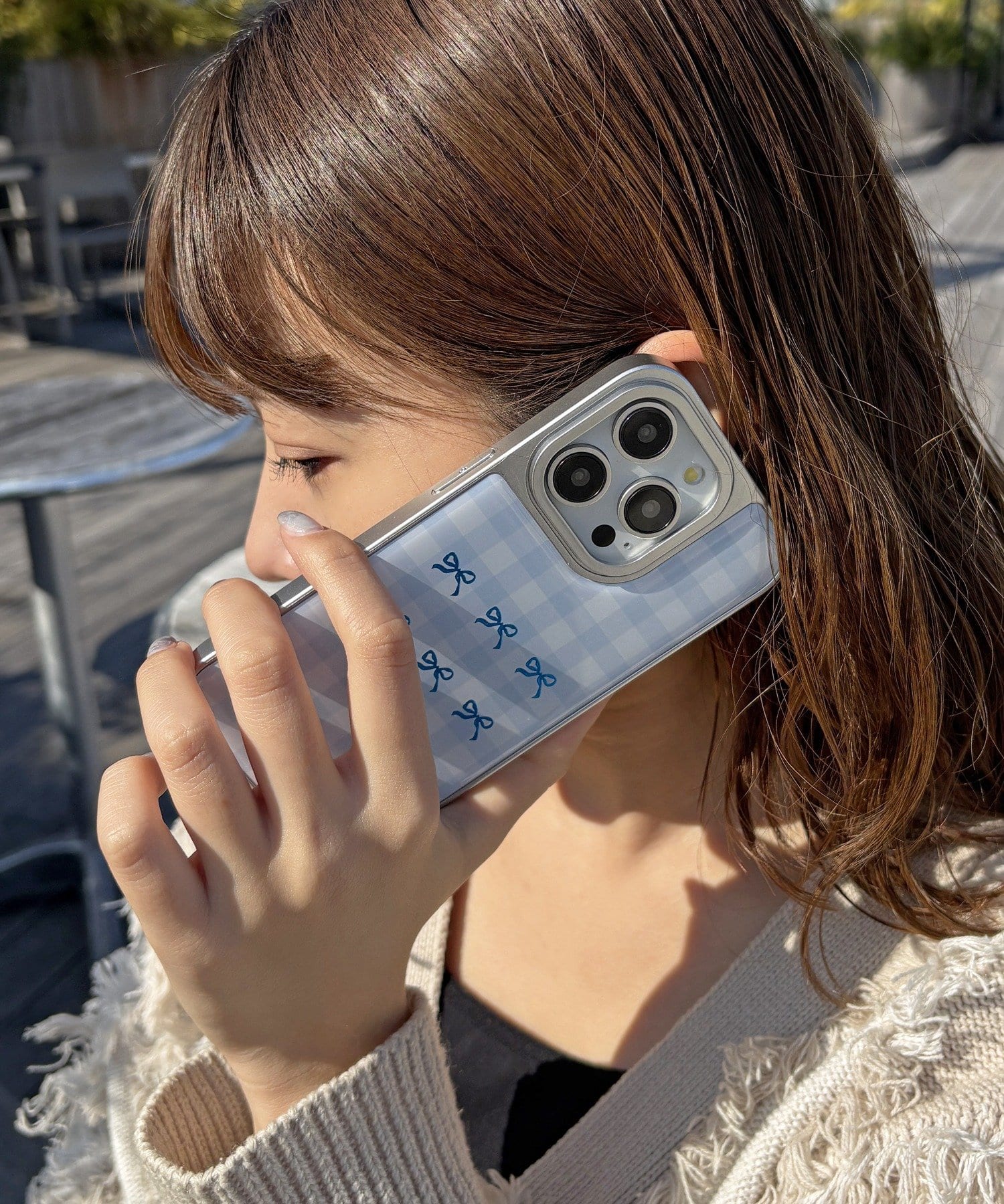 Lattice(ラティス) パターンスマホケース(iPhone14pro)