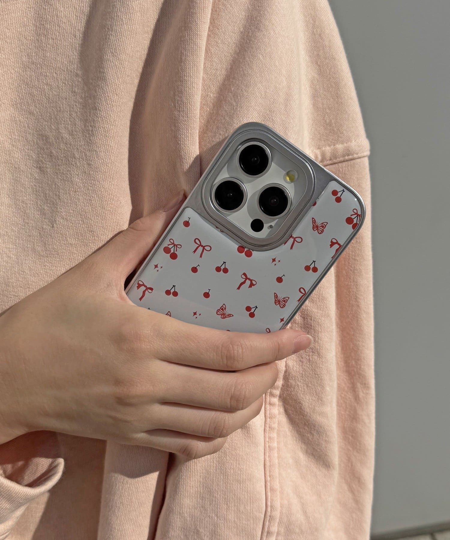 Lattice(ラティス) パターンスマホケース(iPhone15pro)