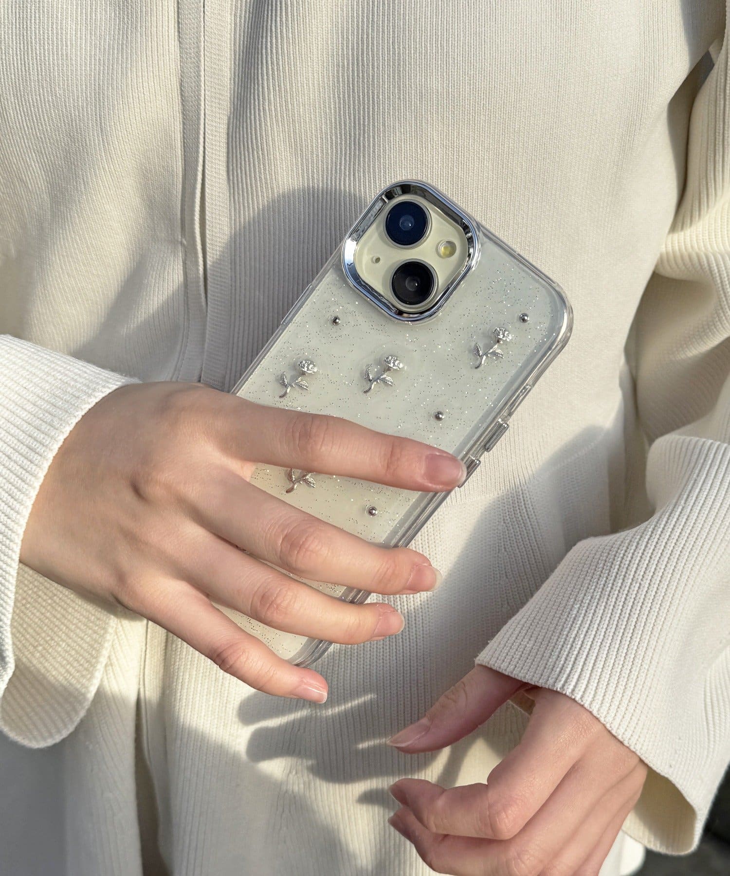 Lattice(ラティス) モチーフスマホケース(iPhone15)