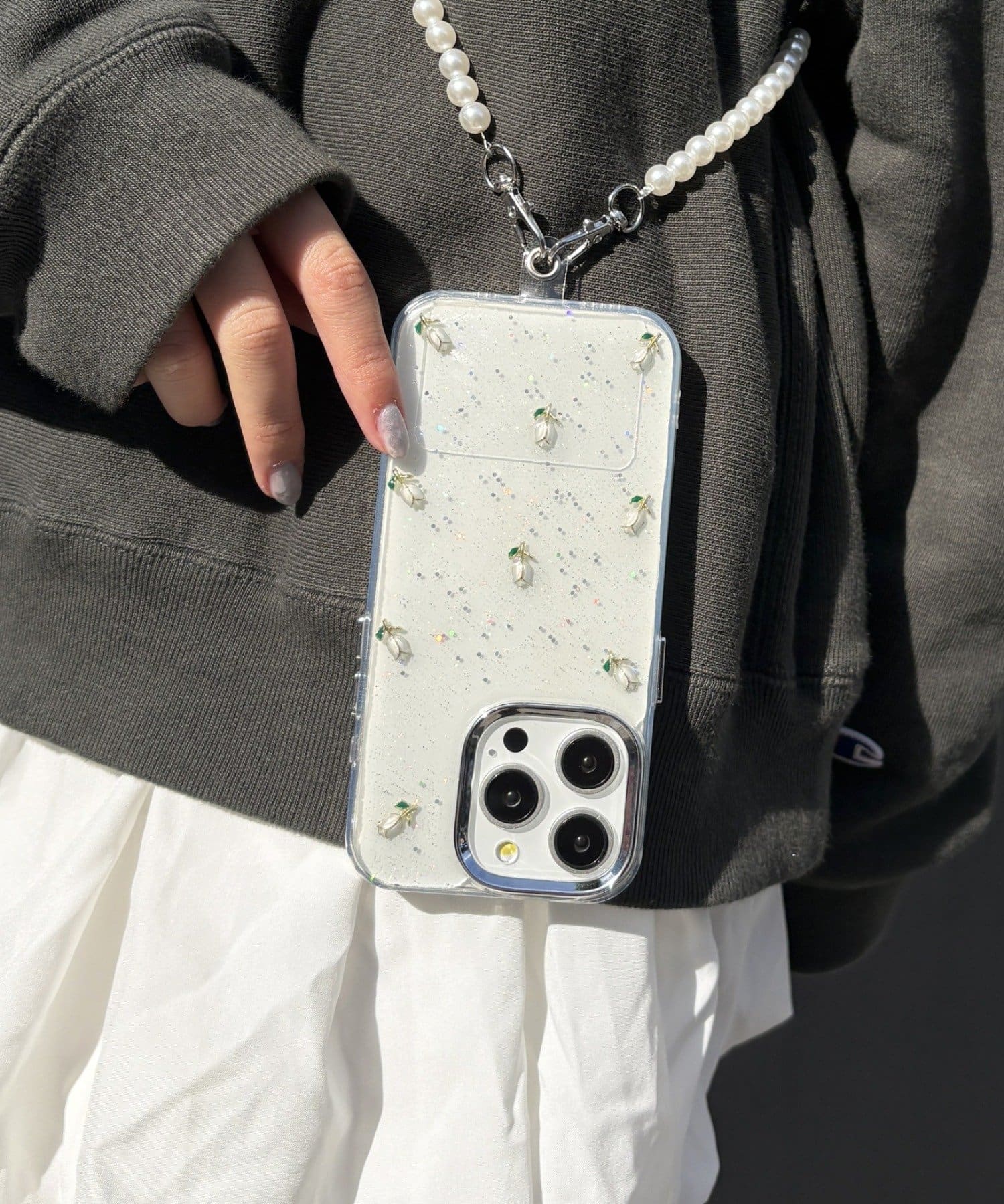 Lattice(ラティス) モチーフスマホケース(iPhone14pro)