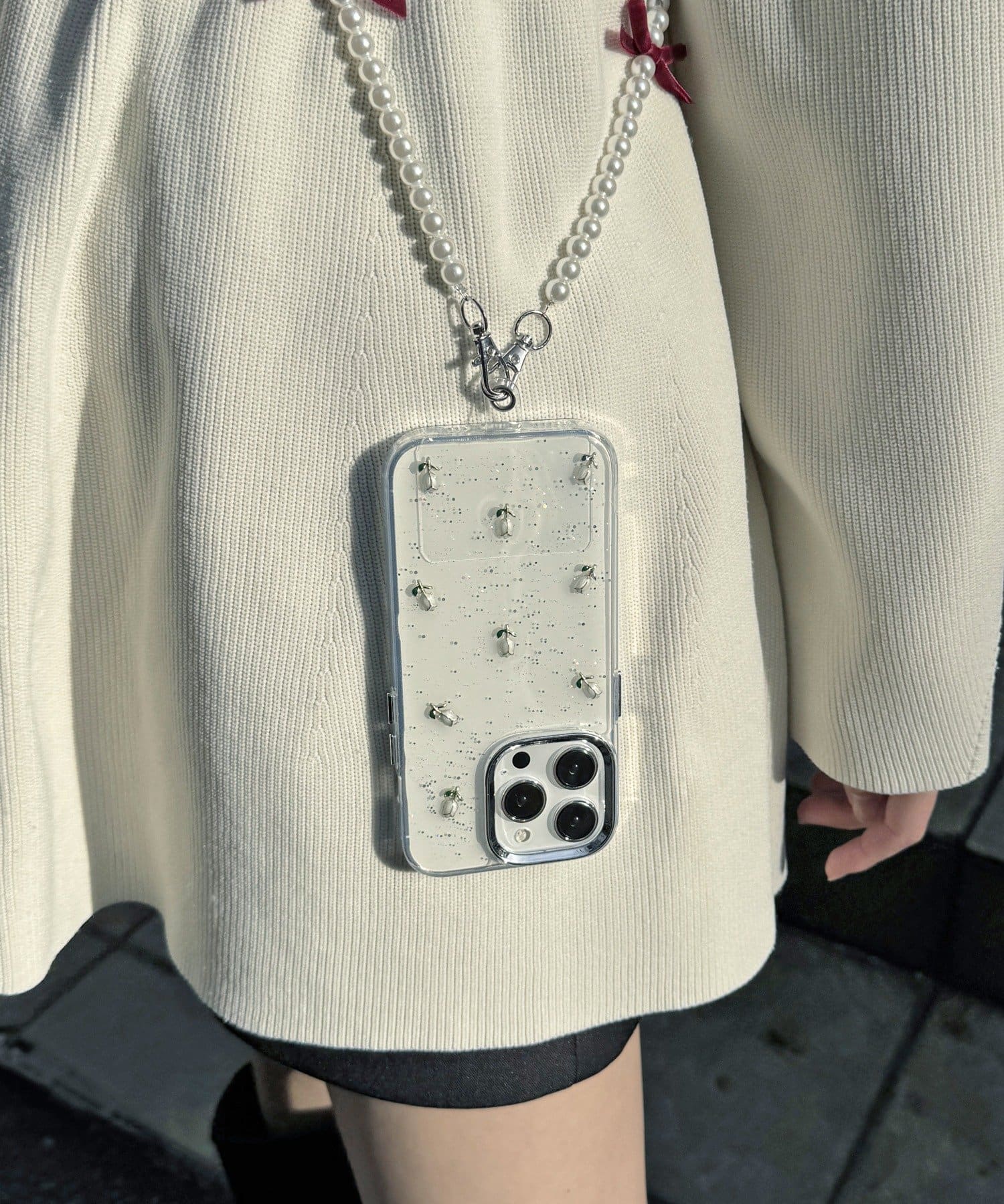 Lattice(ラティス) モチーフスマホケース(iPhone15pro)