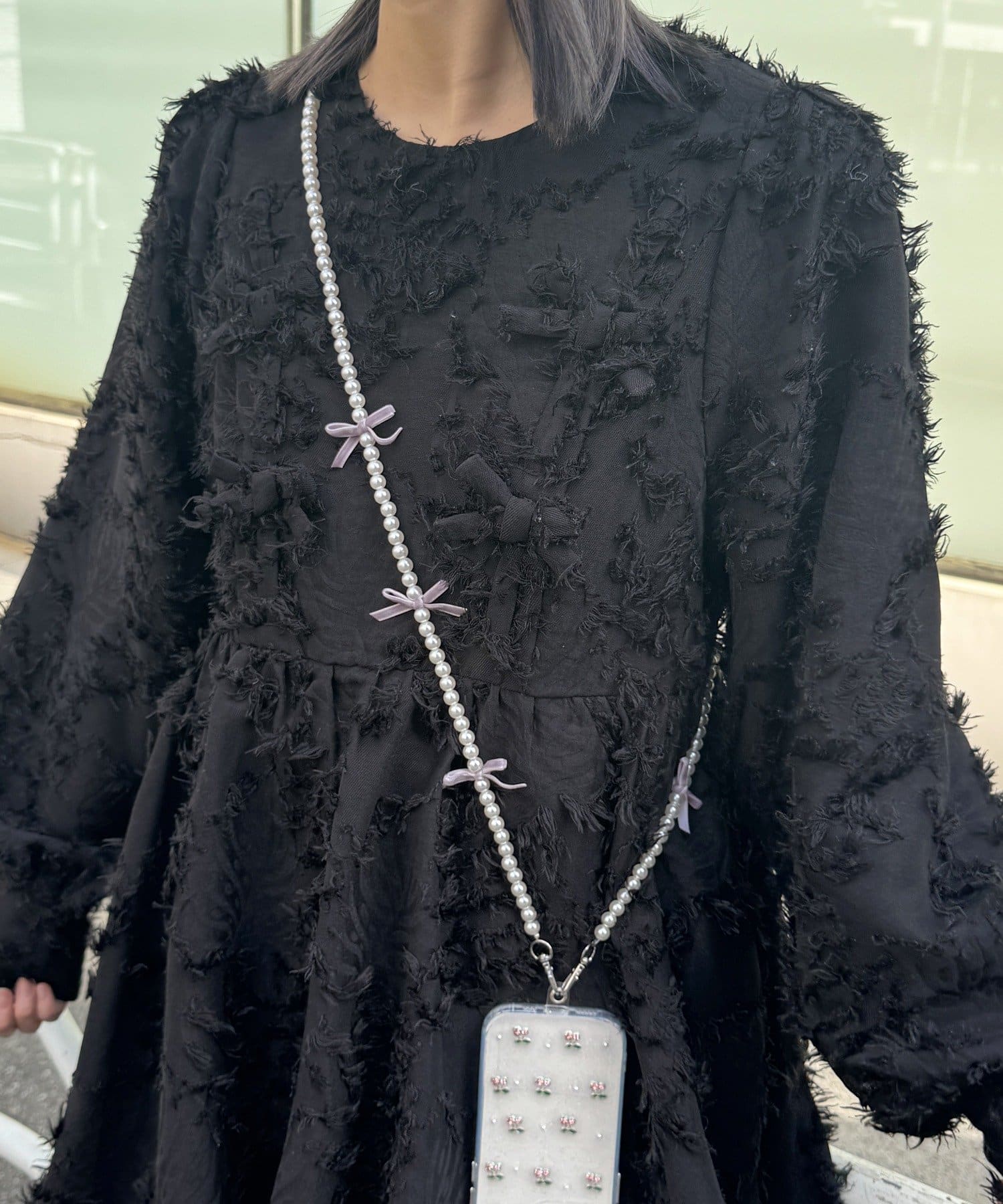 Lattice(ラティス) ベロアリボンマルチショルダー