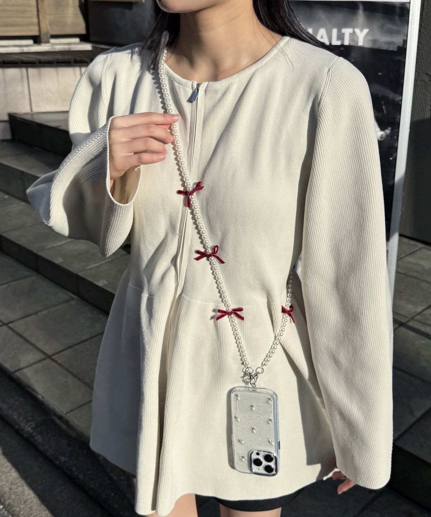 Lattice(ラティス) ベロアリボンマルチショルダー