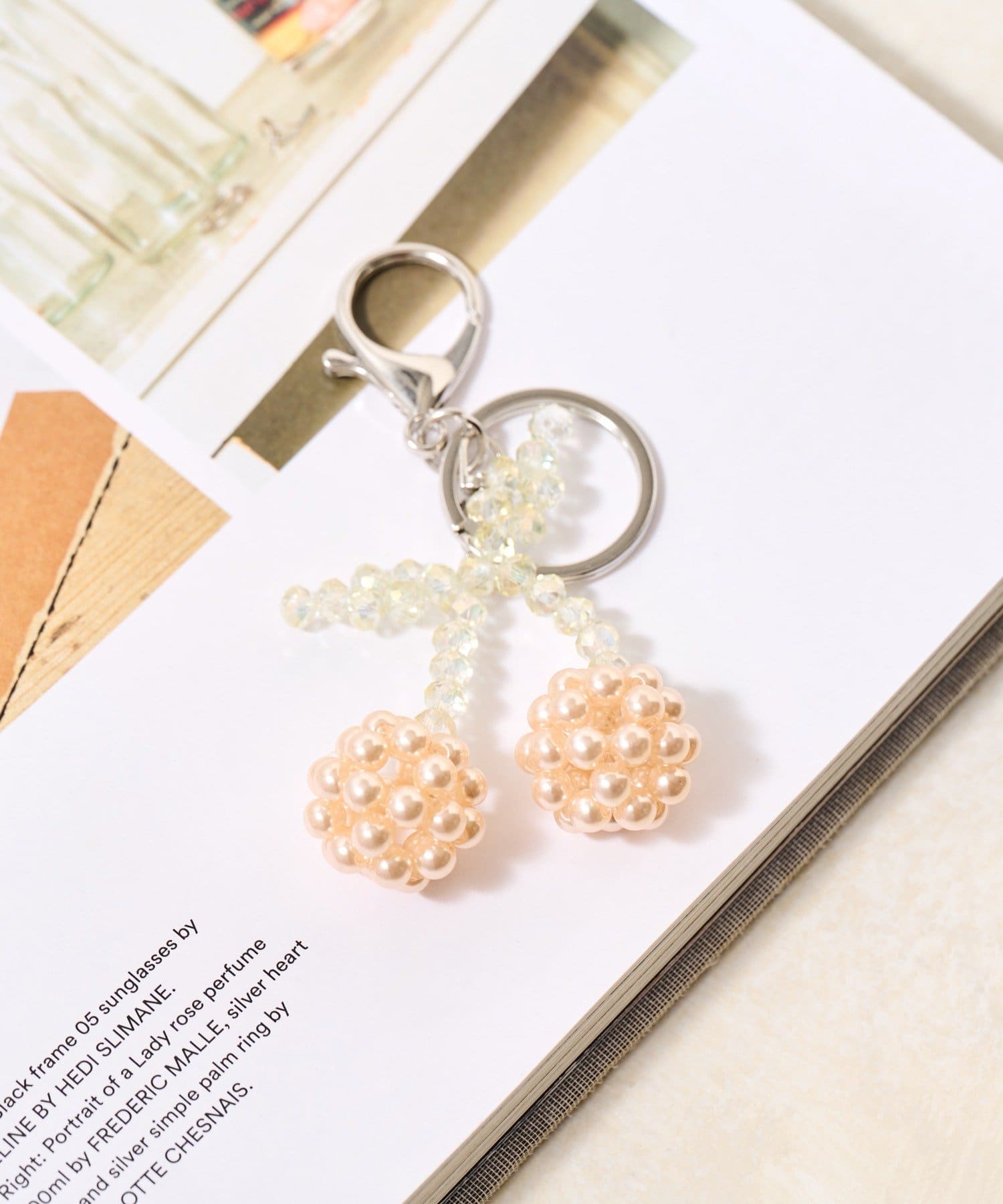 Lattice(ラティス) ビーズさくらんぼチャーム