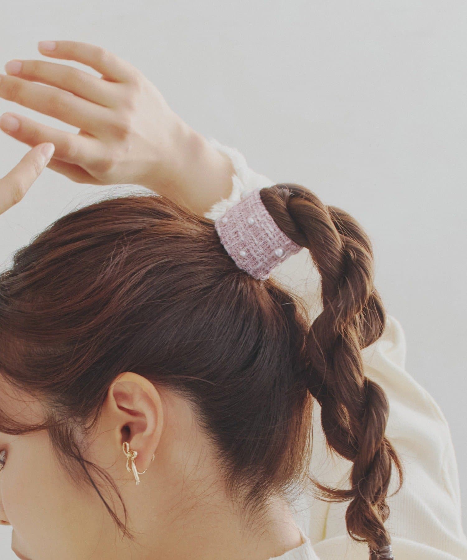 Lattice(ラティス) ツイードロールカフ