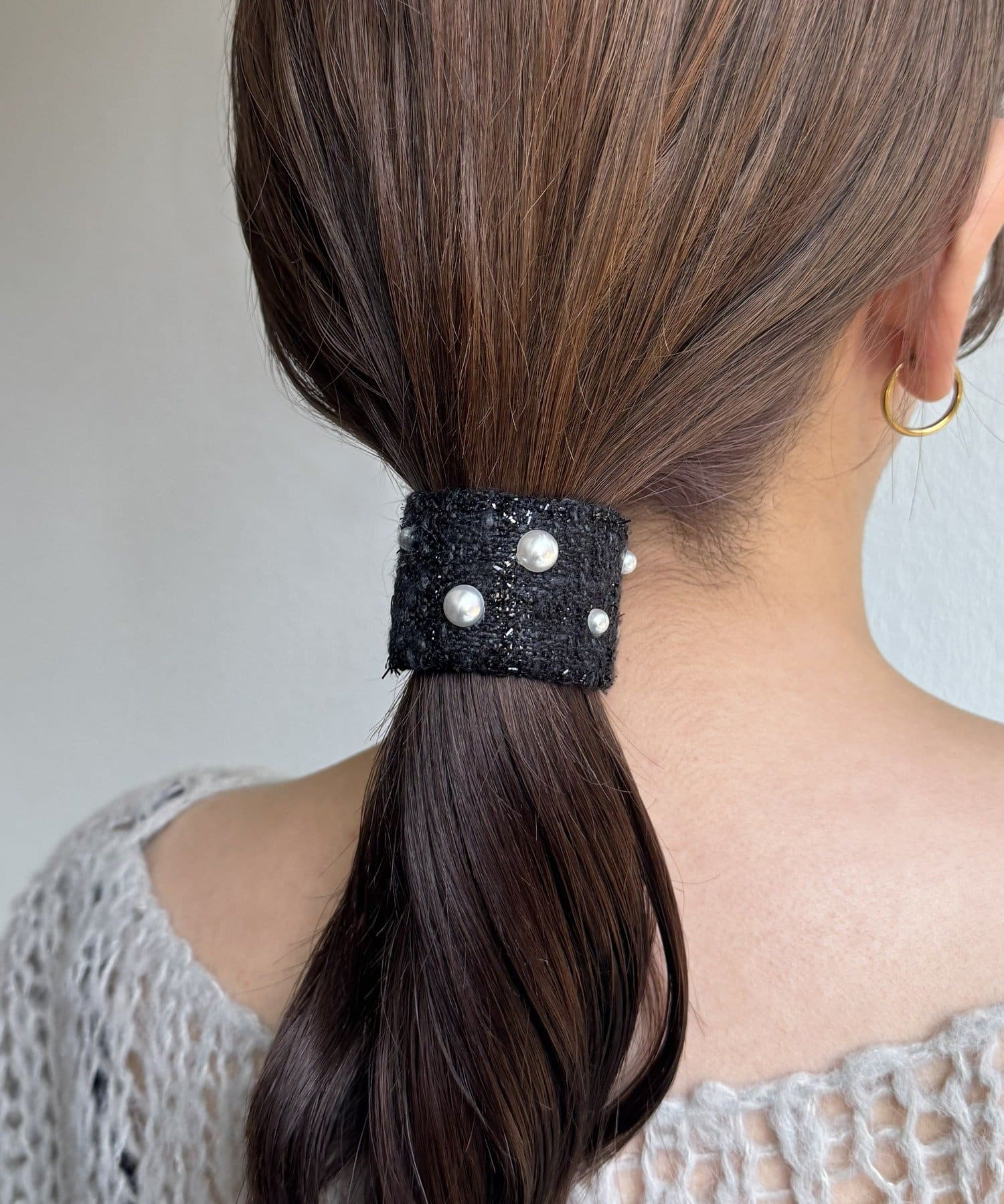 Lattice(ラティス) ツイードロールカフ