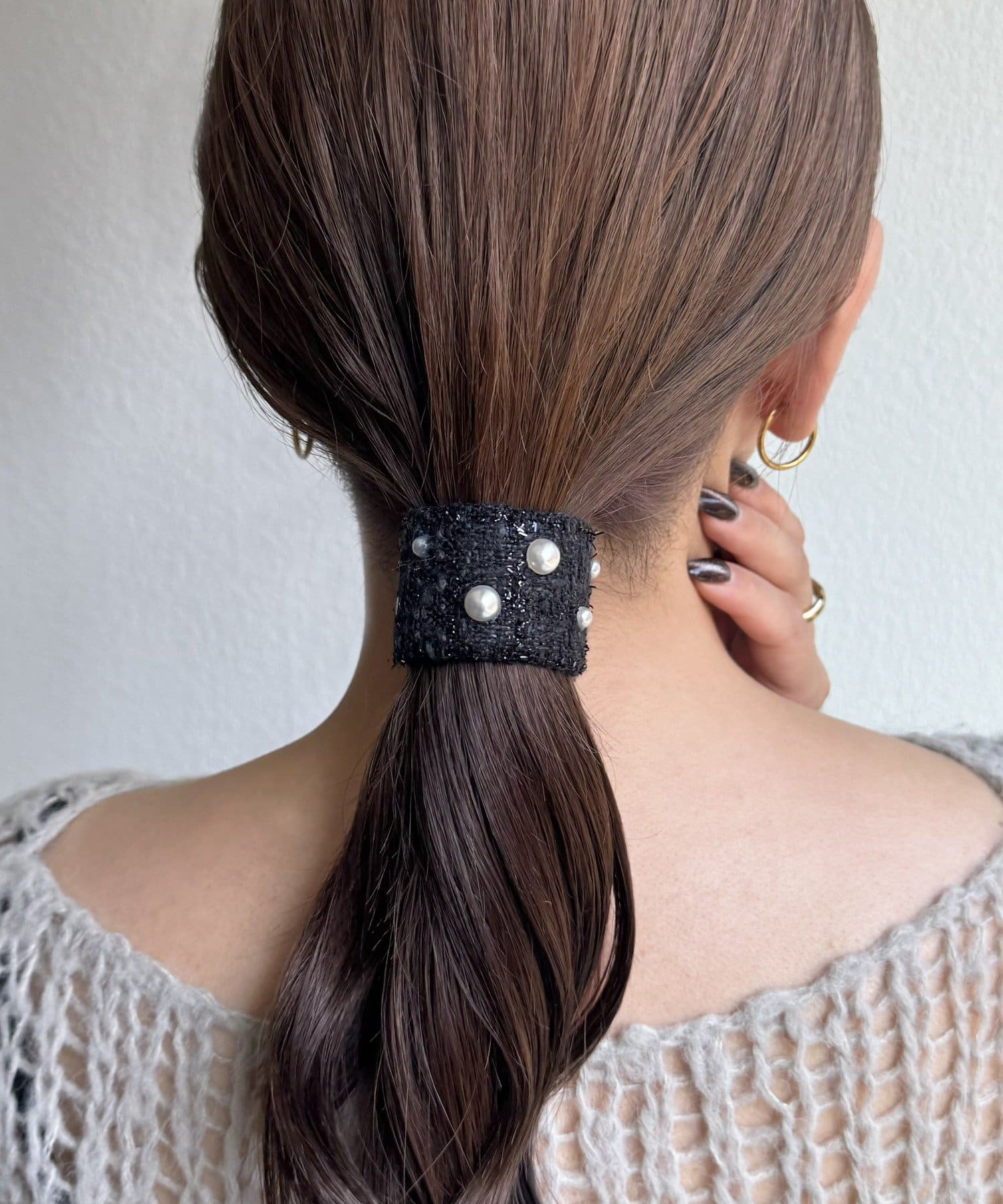 Lattice(ラティス) ツイードロールカフ