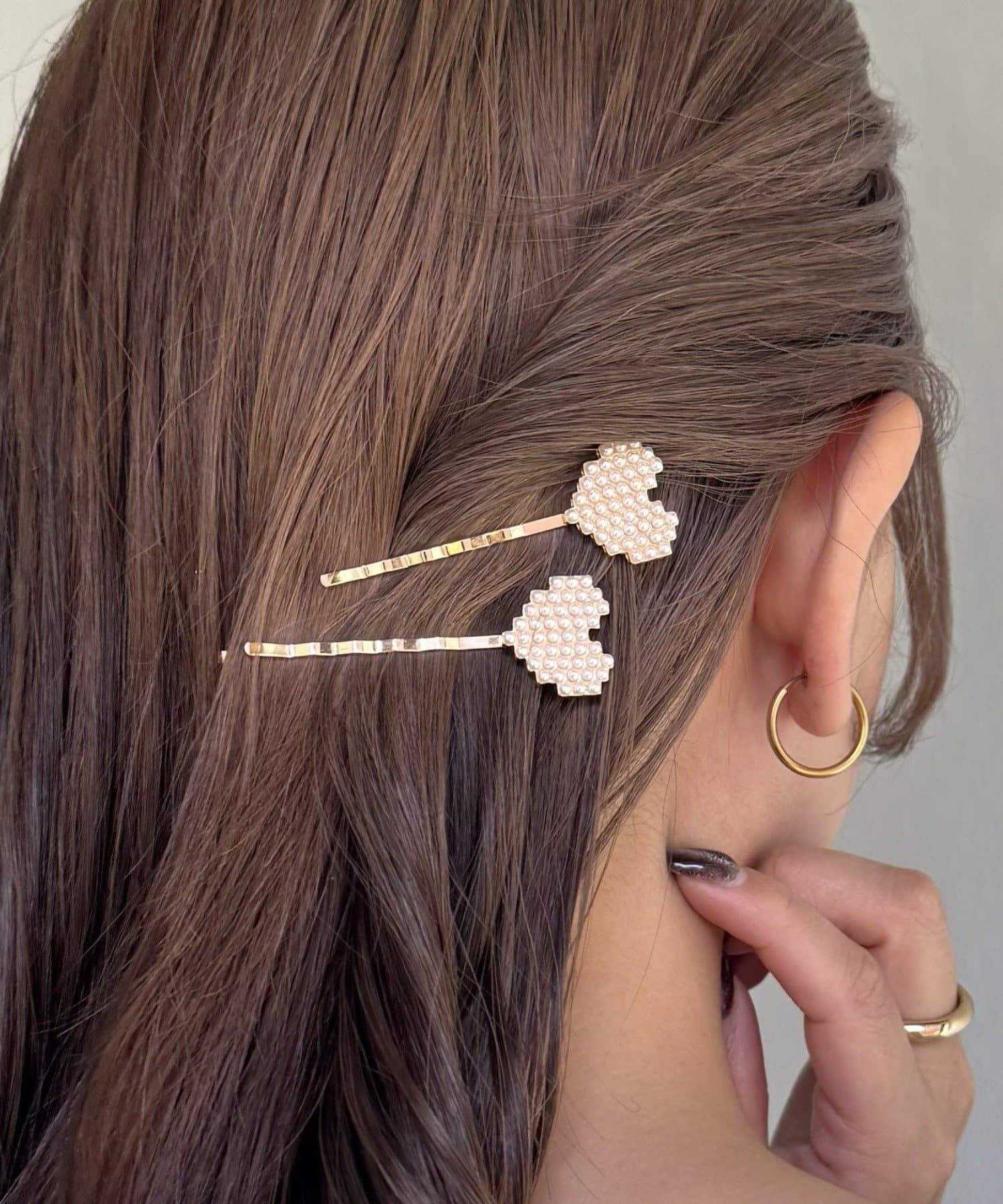 Lattice(ラティス) ハートヘアピンセット(2P)