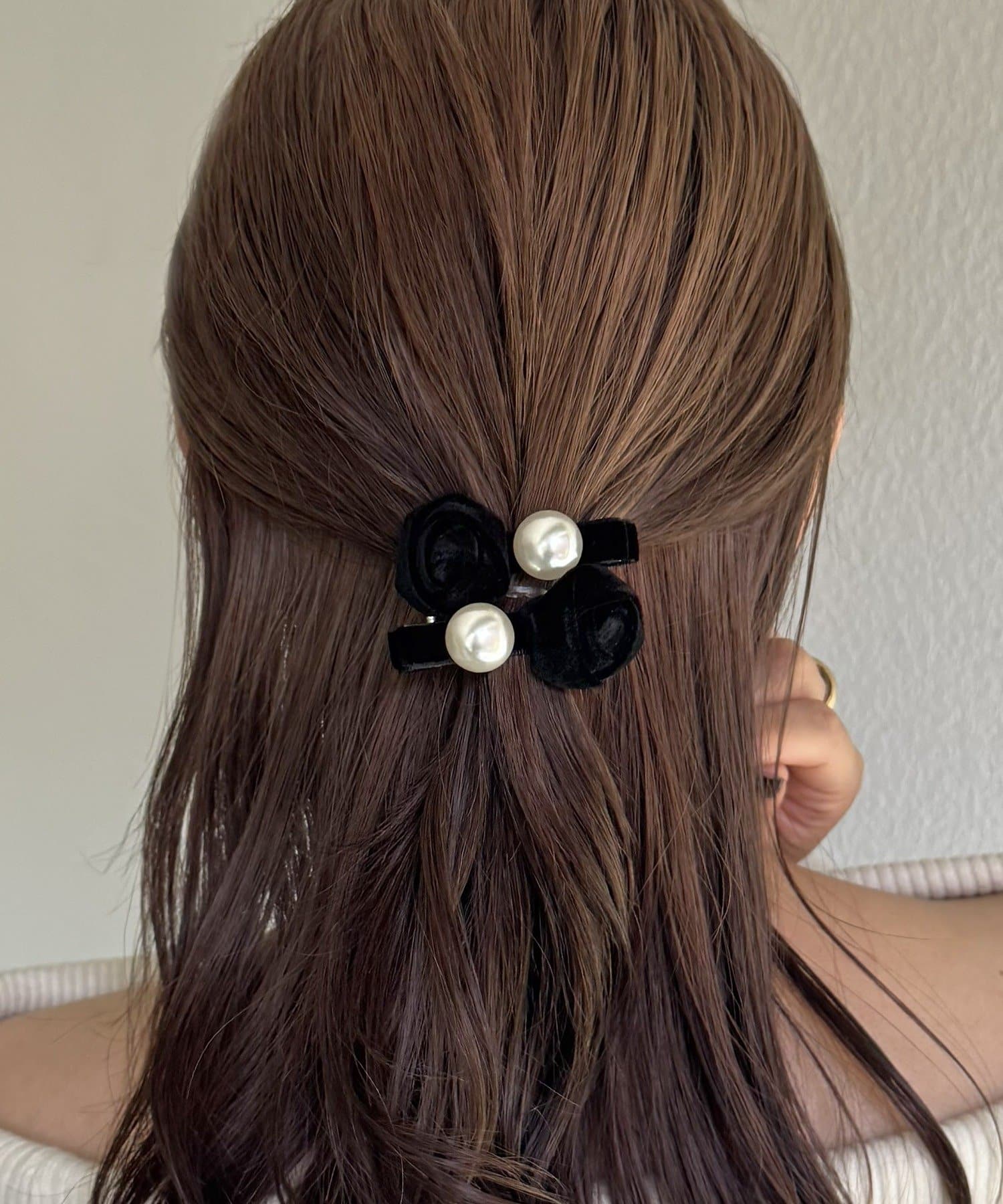 Lattice(ラティス) ベロアバラクリップセット(2P)