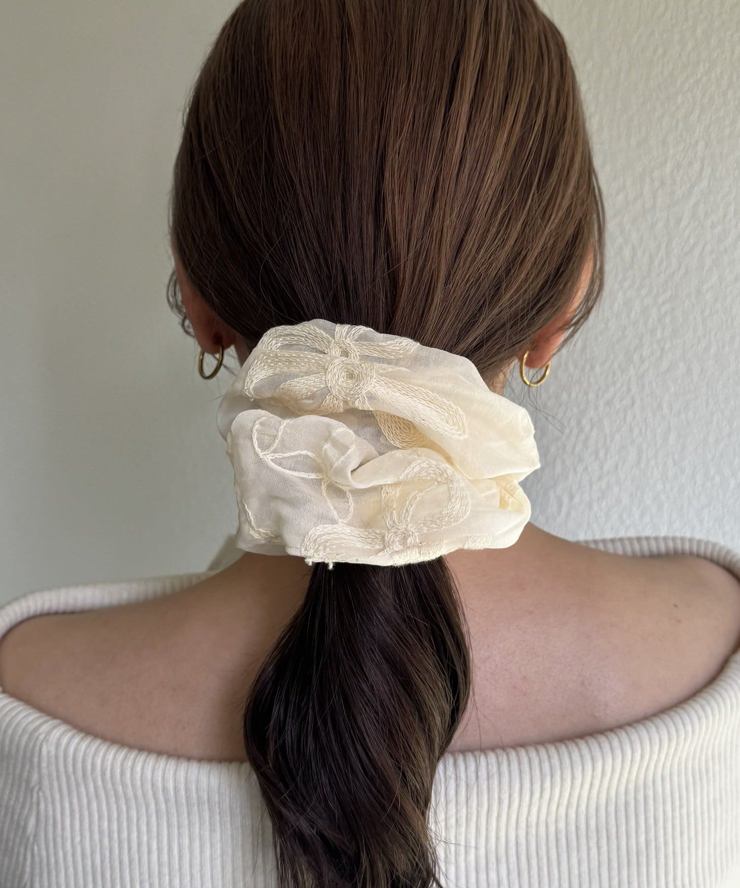 Lattice(ラティス) 刺繍シュシュ