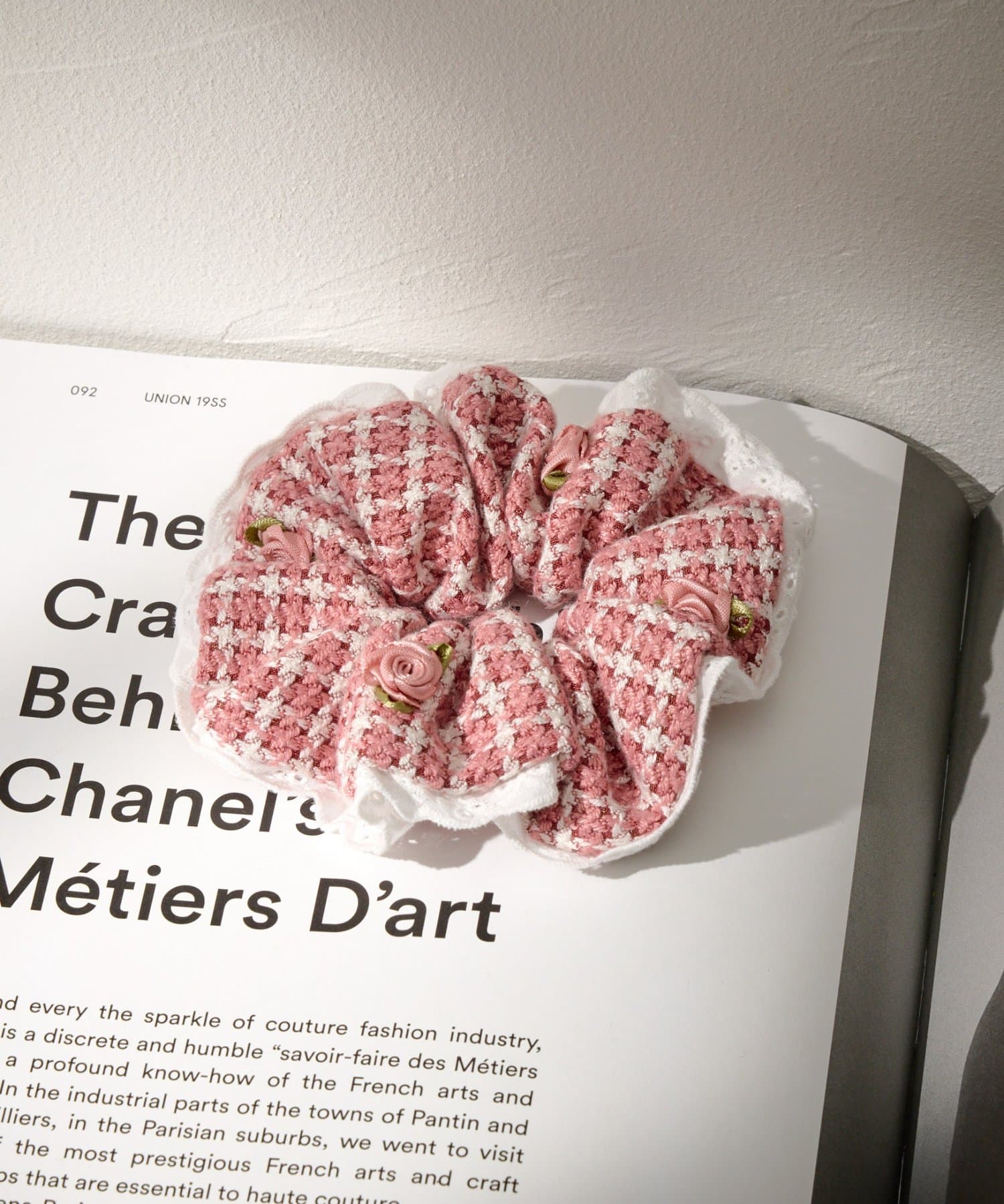 Lattice(ラティス) フラワーモチーフシュシュ