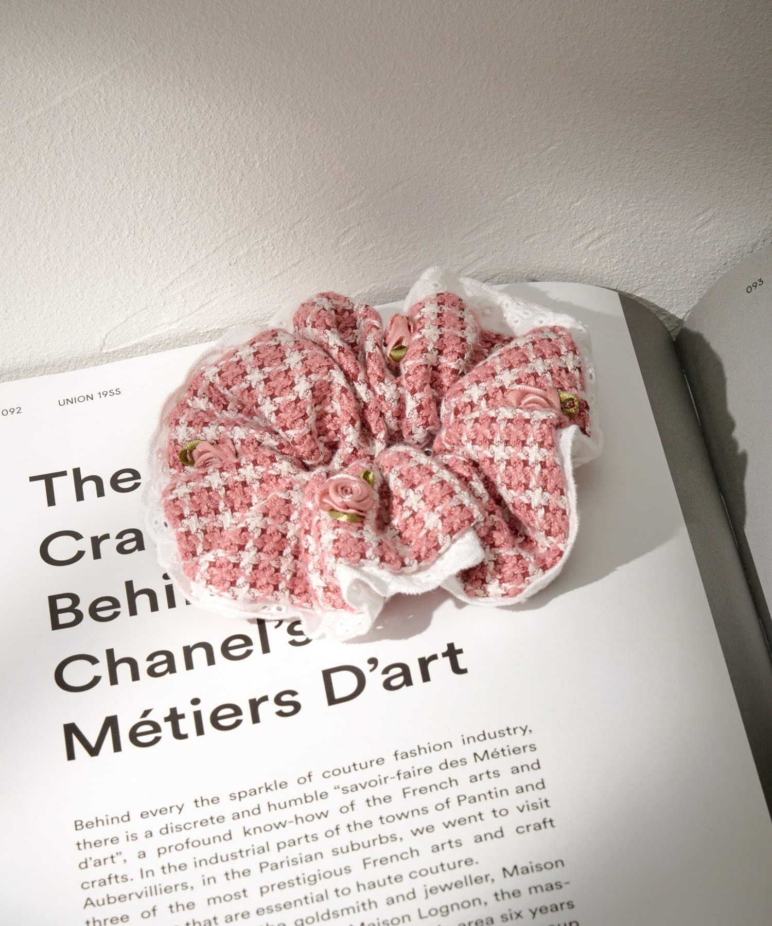 Lattice(ラティス) フラワーモチーフシュシュ