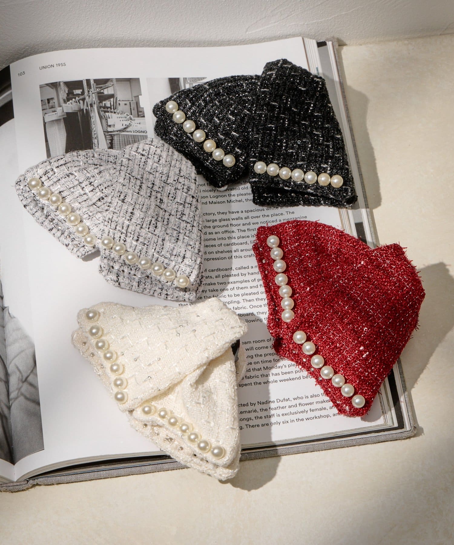 Lattice(ラティス) ツイードクリップ